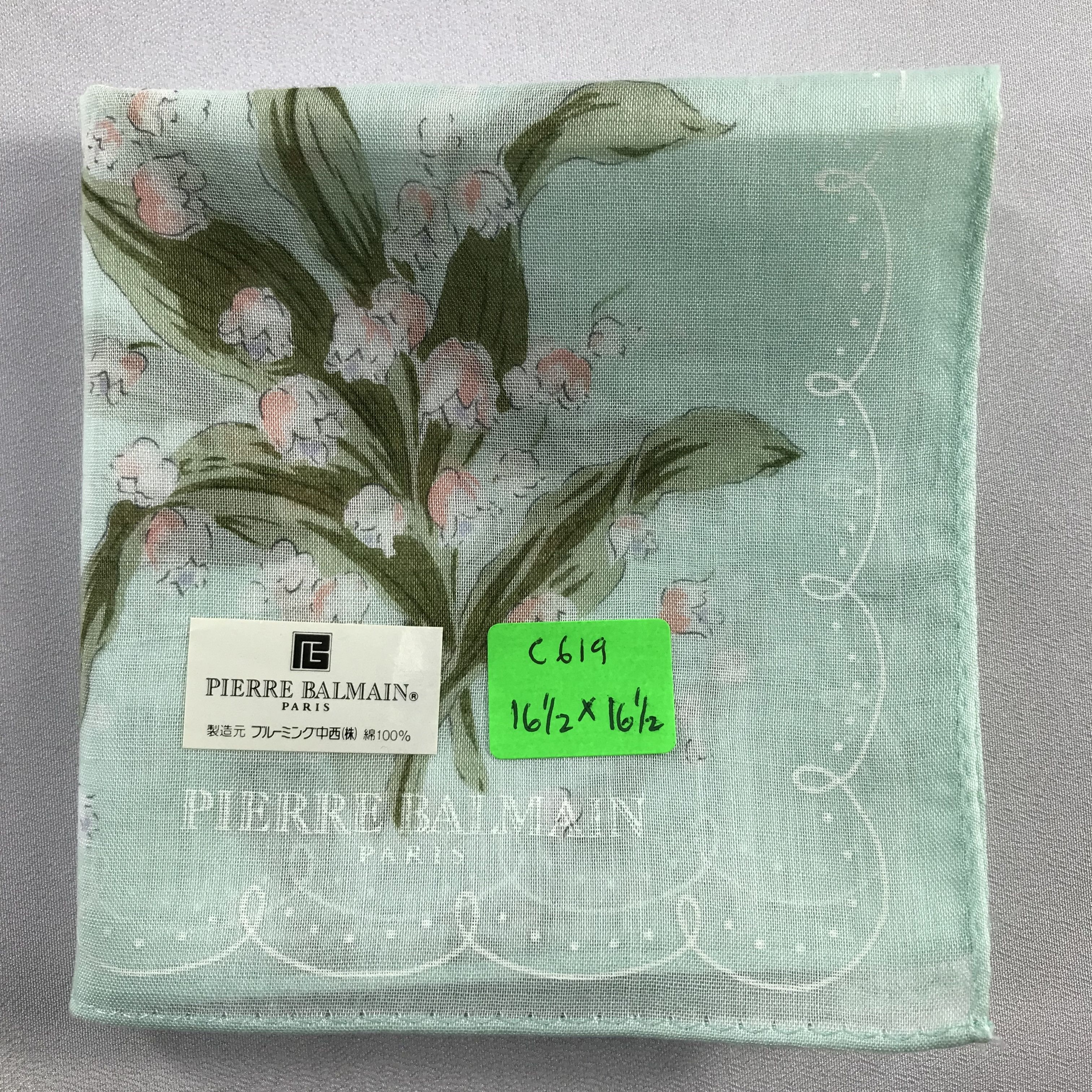Pierre Balmain Pierre Balmain Handkerchief / Bandana / Neckerchief C619 Size ONE SIZE - 7 Thumbnail