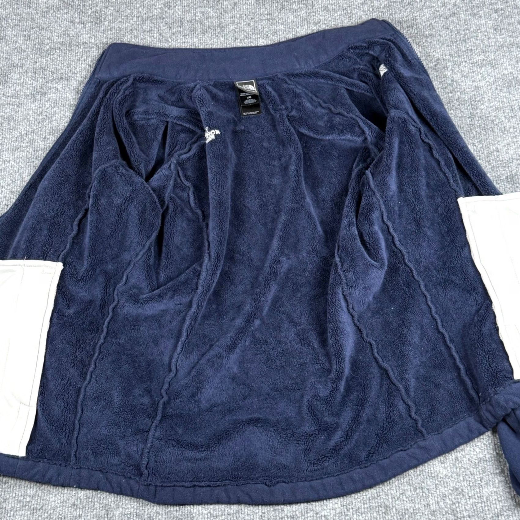 The North Face The North Face Fleece Jacket Blue Large Zip Up Plush Coat Fall Activewear Gorpcore Retro Womens Size L / US 10 / IT 46 - 5 Thumbnail