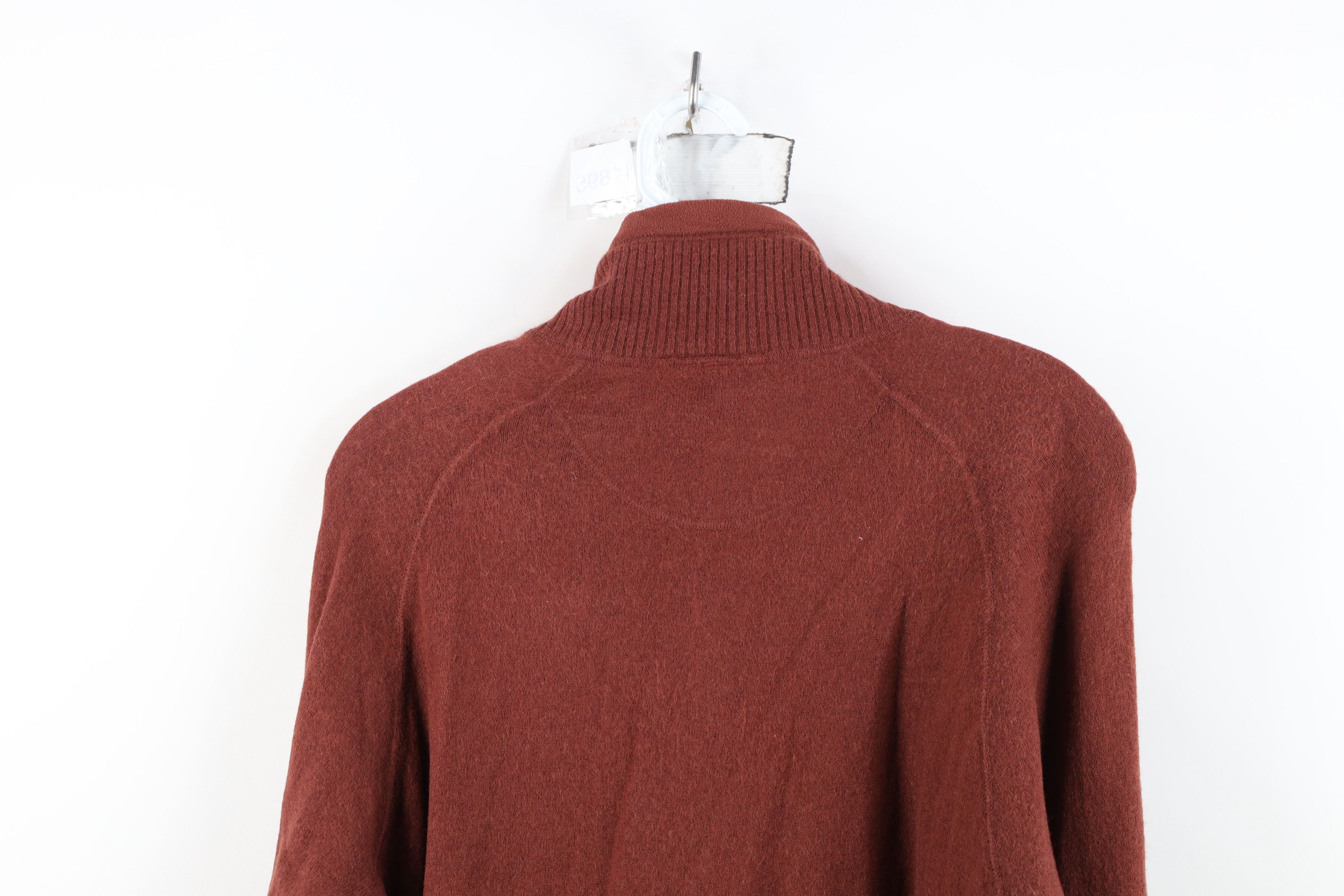 The North Face Vintage The North Face Wool Blend Knit Half Zip Sweater Red Size US M / EU 48-50 / 2 - 14 Thumbnail