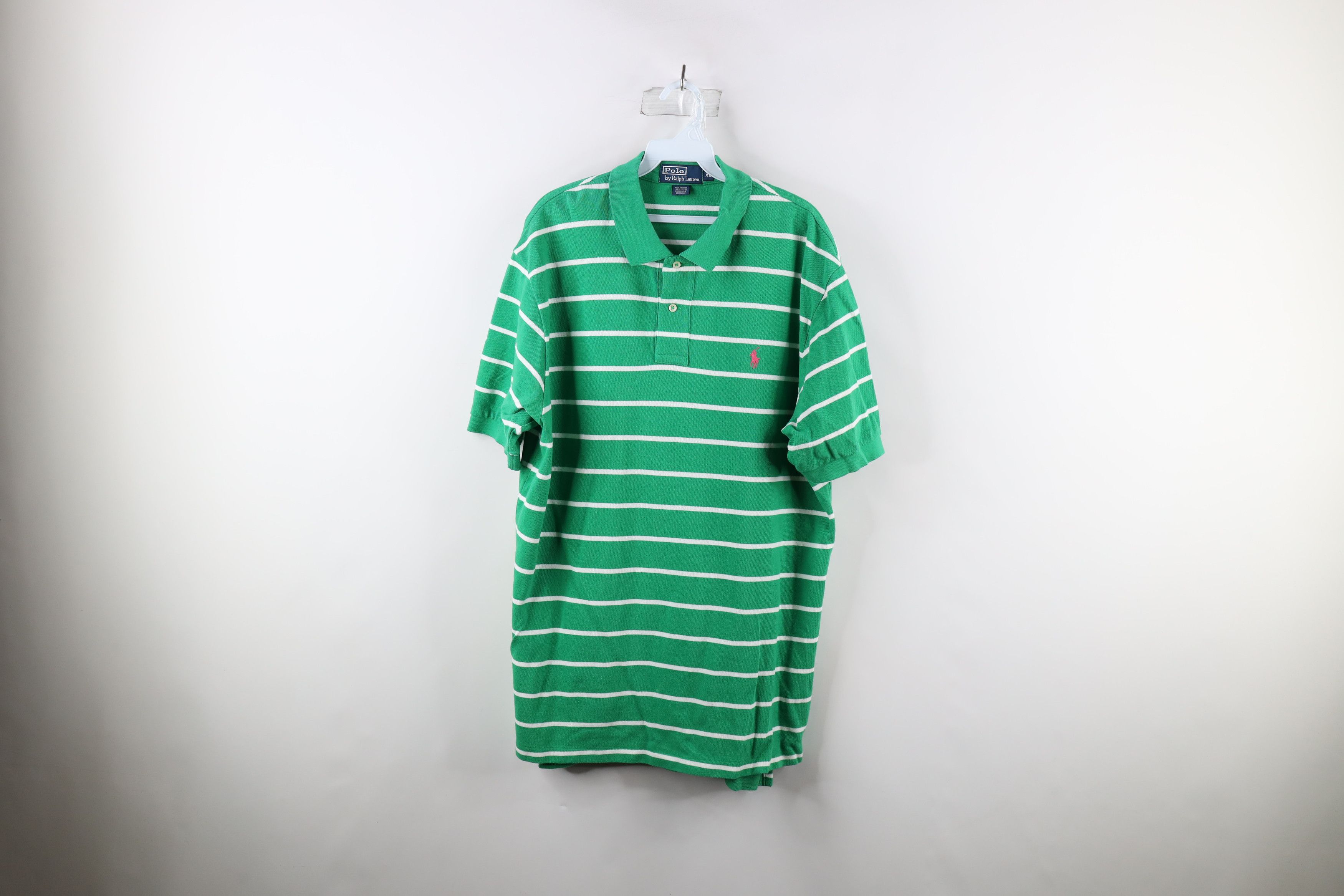 Ralph Lauren Vintage 90s Ralph Lauren Short Sleeve Collared Polo Shirt Size US XL / EU 56 / 4 - 1 Thumbnail