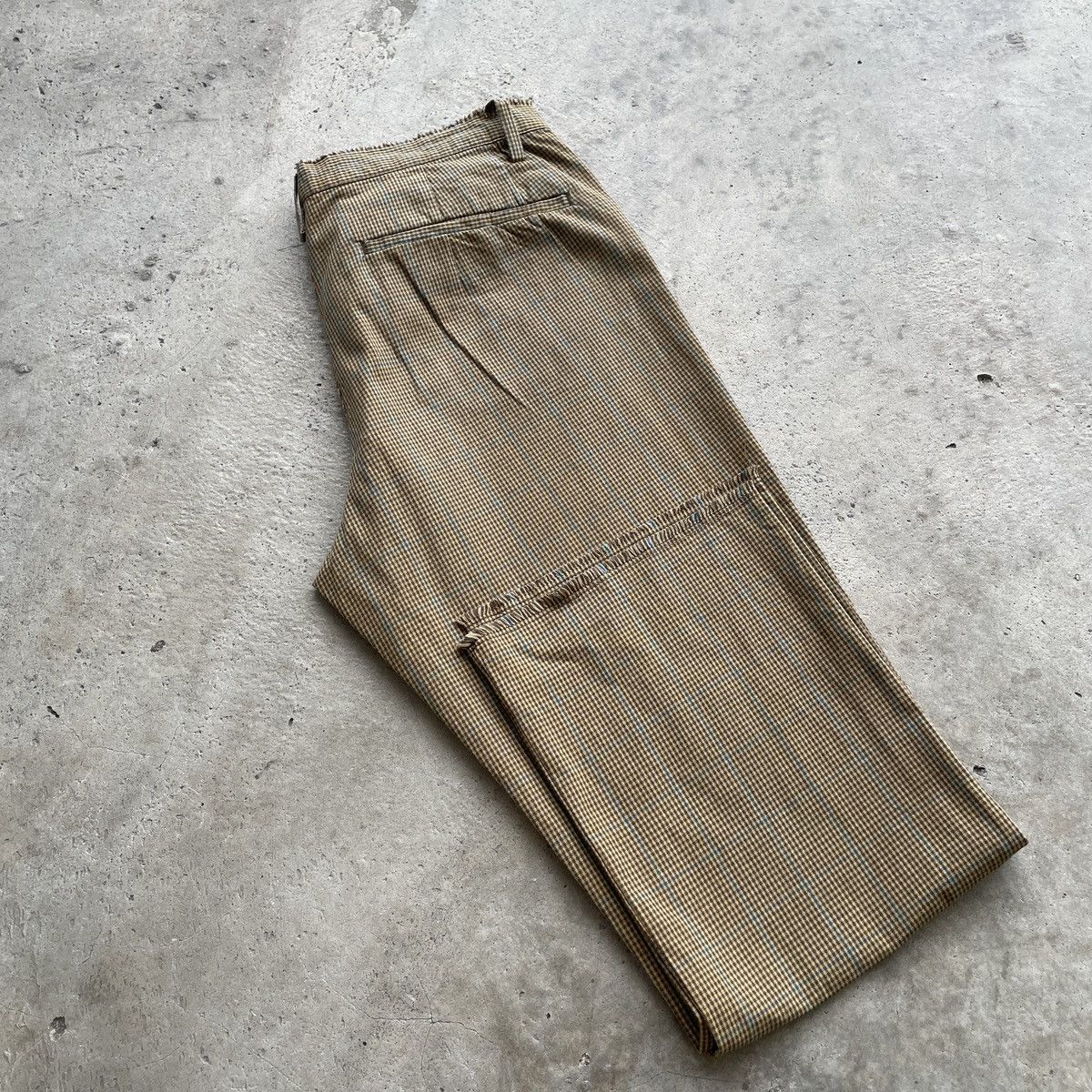 Issey Miyake Vintage I.S Sunao Kuwahara Checkered Trousers Pants W29 Size US 29 - 10 Thumbnail