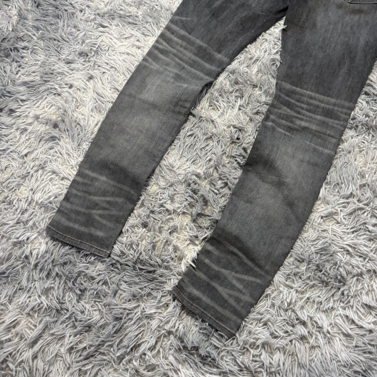 Amiri Amiri Storm Grey Distressed Skinny Jeans Size US 32 / EU 48 - 13 Thumbnail
