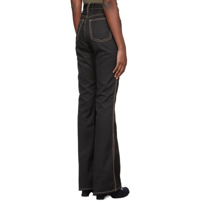 Eytys × Vintage Eytys Black Oregon Cali jeans Flared pants Size 25" / US 0 / IT 36 - 10 Thumbnail