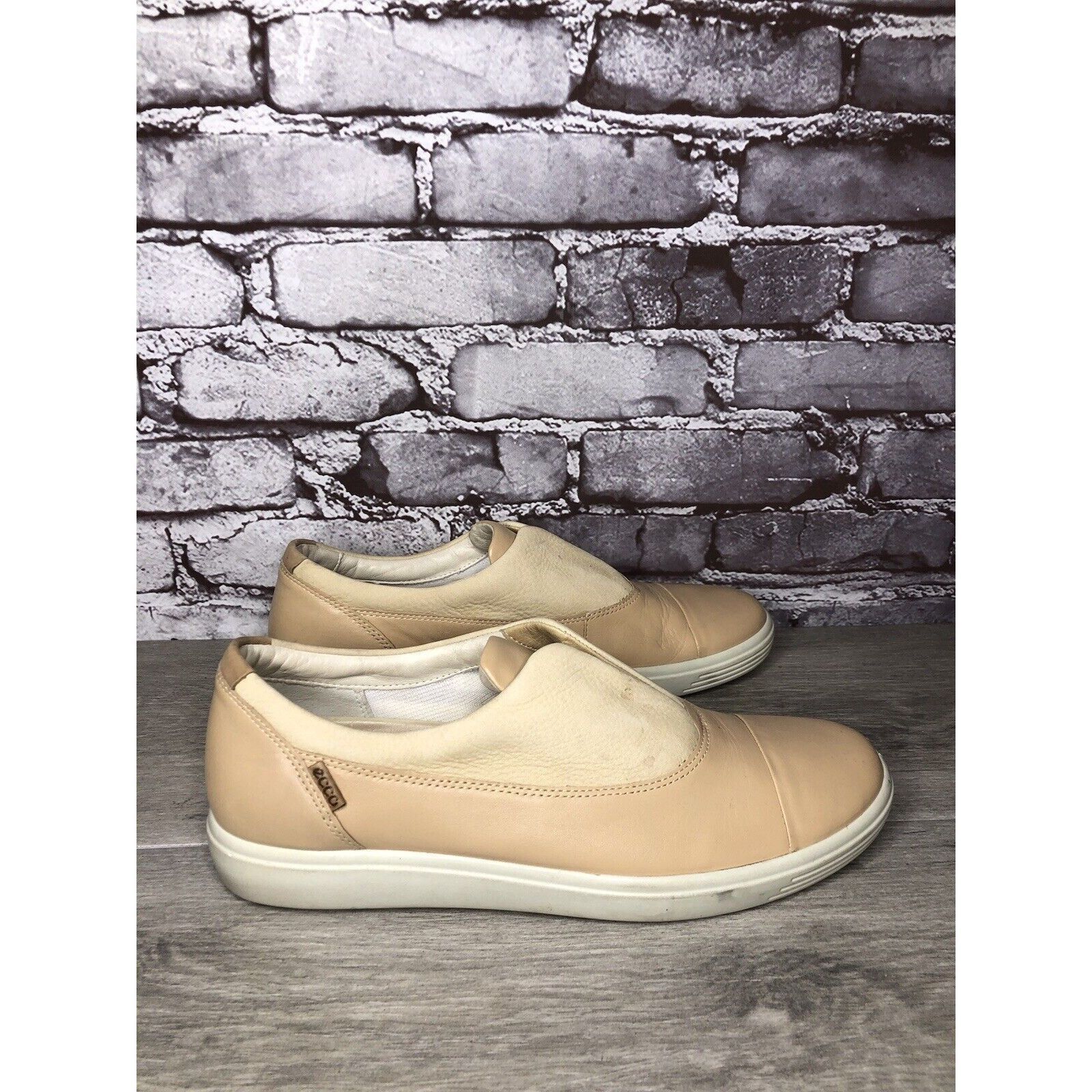 Ecco ECCO Soft 7 2.0 Pink Leather Casual Slip On Comfort Sneakers Size US 11 / IT 41 - 11 Thumbnail