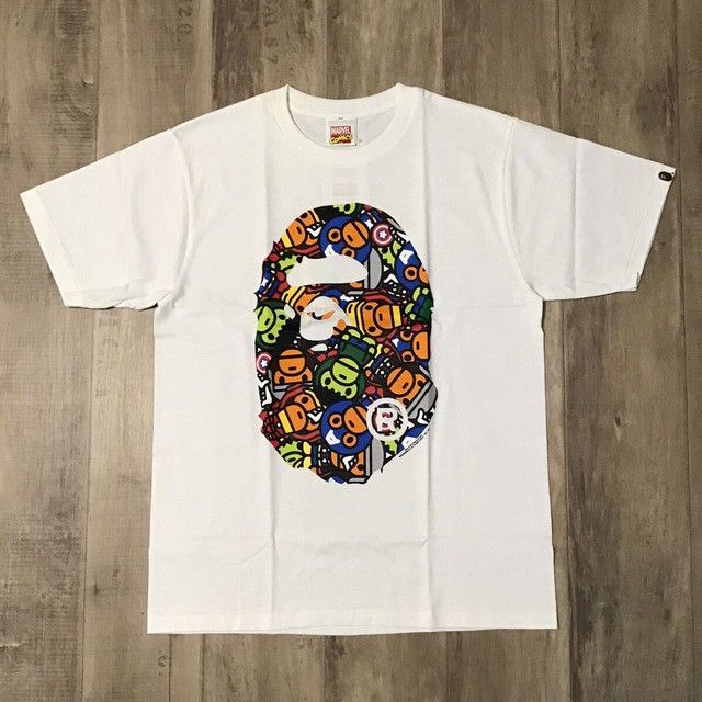 Bape × Marvel Comics BAPE × Marvel Comics MILO Big Head T-shirt a bathing ape Size US M / EU 48-50 / 2 - 1 Thumbnail