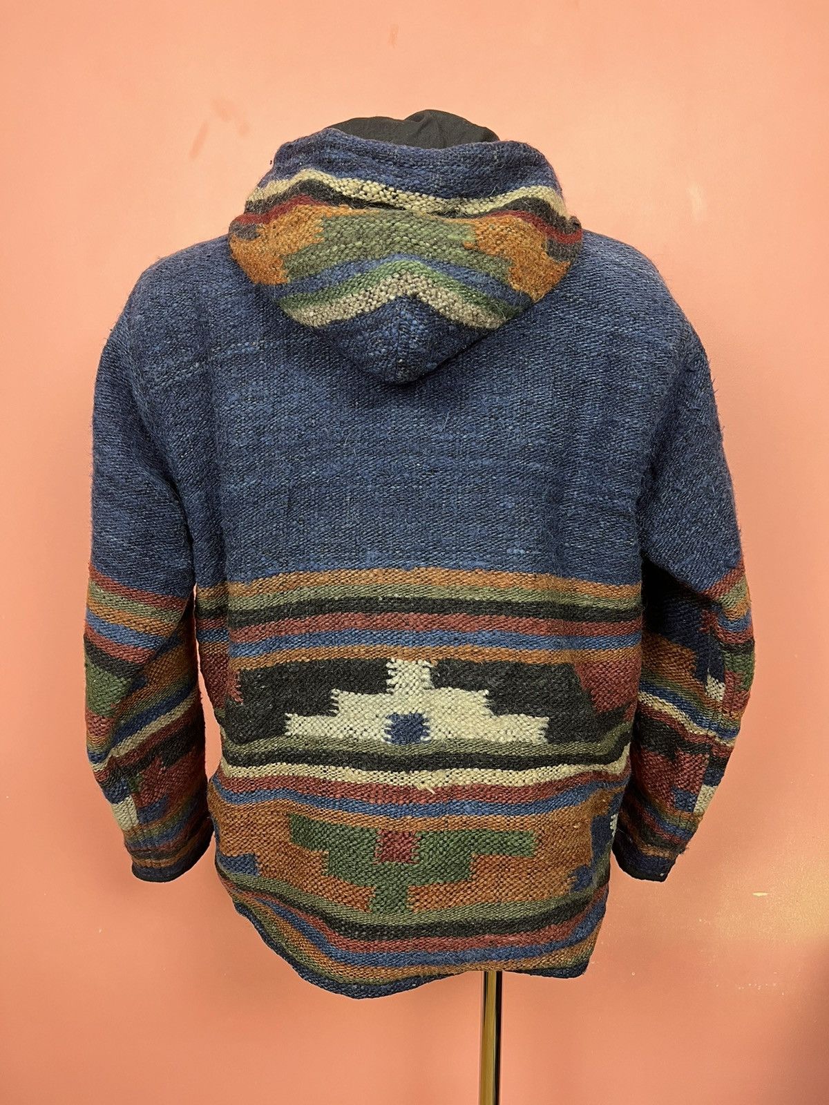 Vintage Avan garde vintage wool zip jacket hooded hype rare Size US M / EU 48-50 / 2 - 8 Thumbnail