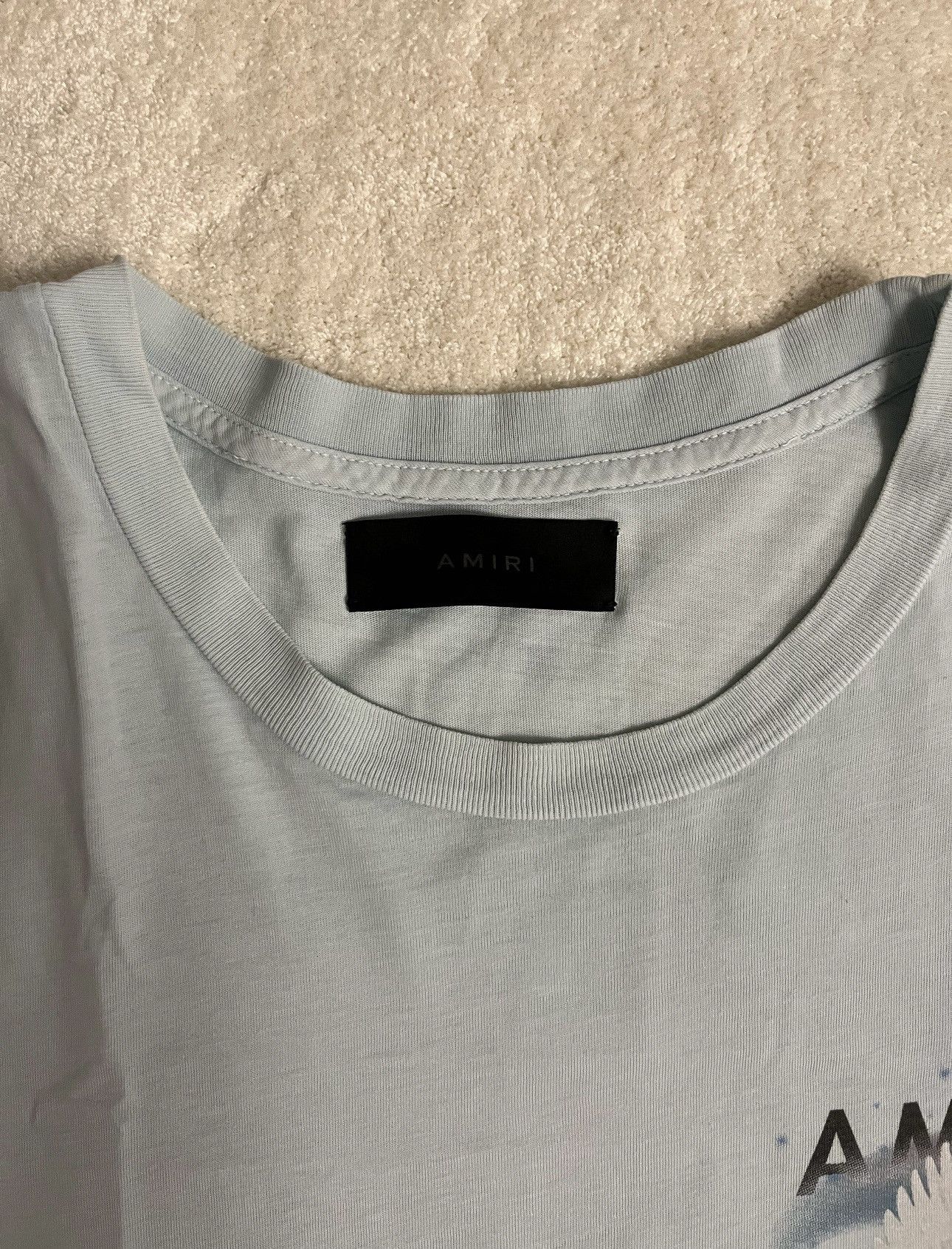 Amiri 💠Amiri💠 GRAPHIC T-SHIRT BABYBLUE (L) Size US L / EU 52-54 / 3 - 5 Thumbnail