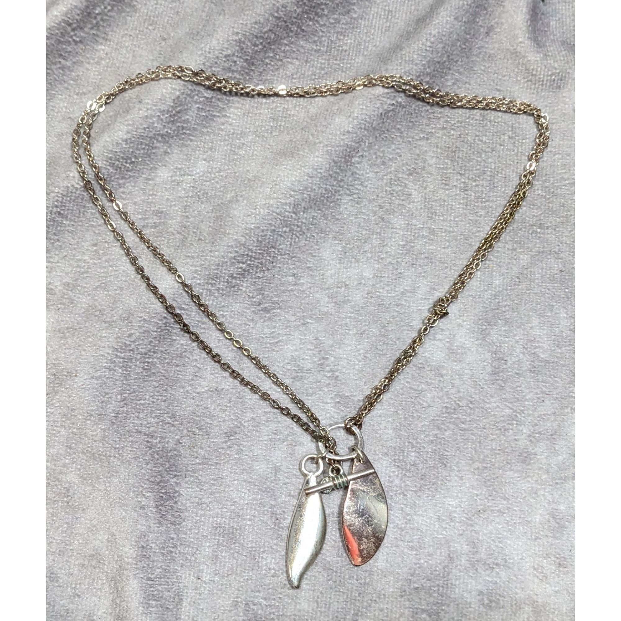 Other Whimsical Fairycore Leaf Charm Toggle Necklace Size ONE SIZE - 6 Thumbnail