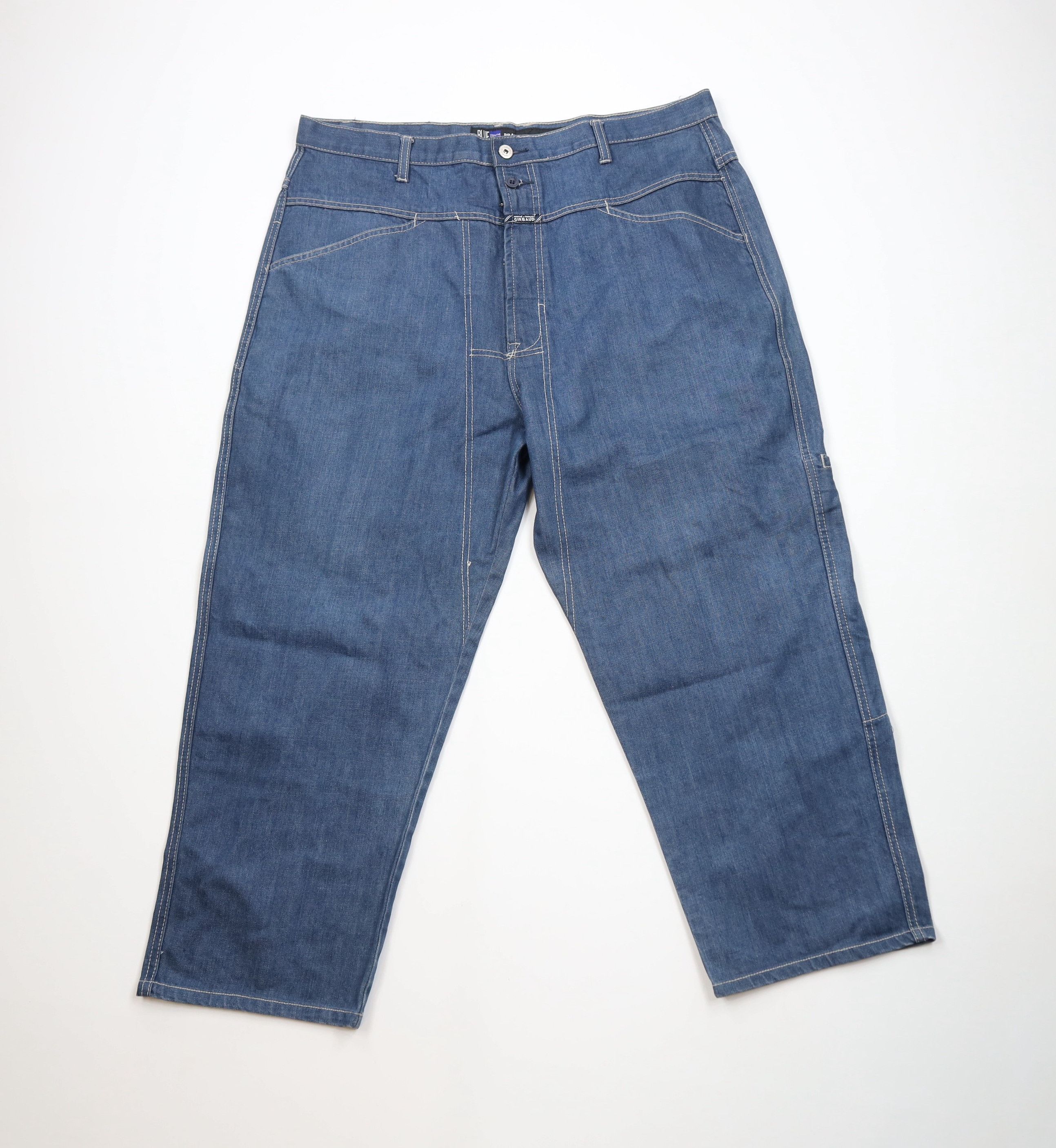 Marithe + Francois Girbaud Vintage 90s Marithe Francois Girbaud Fit Denim Jeans Blue Size US 40 / EU 56 - 1 Thumbnail