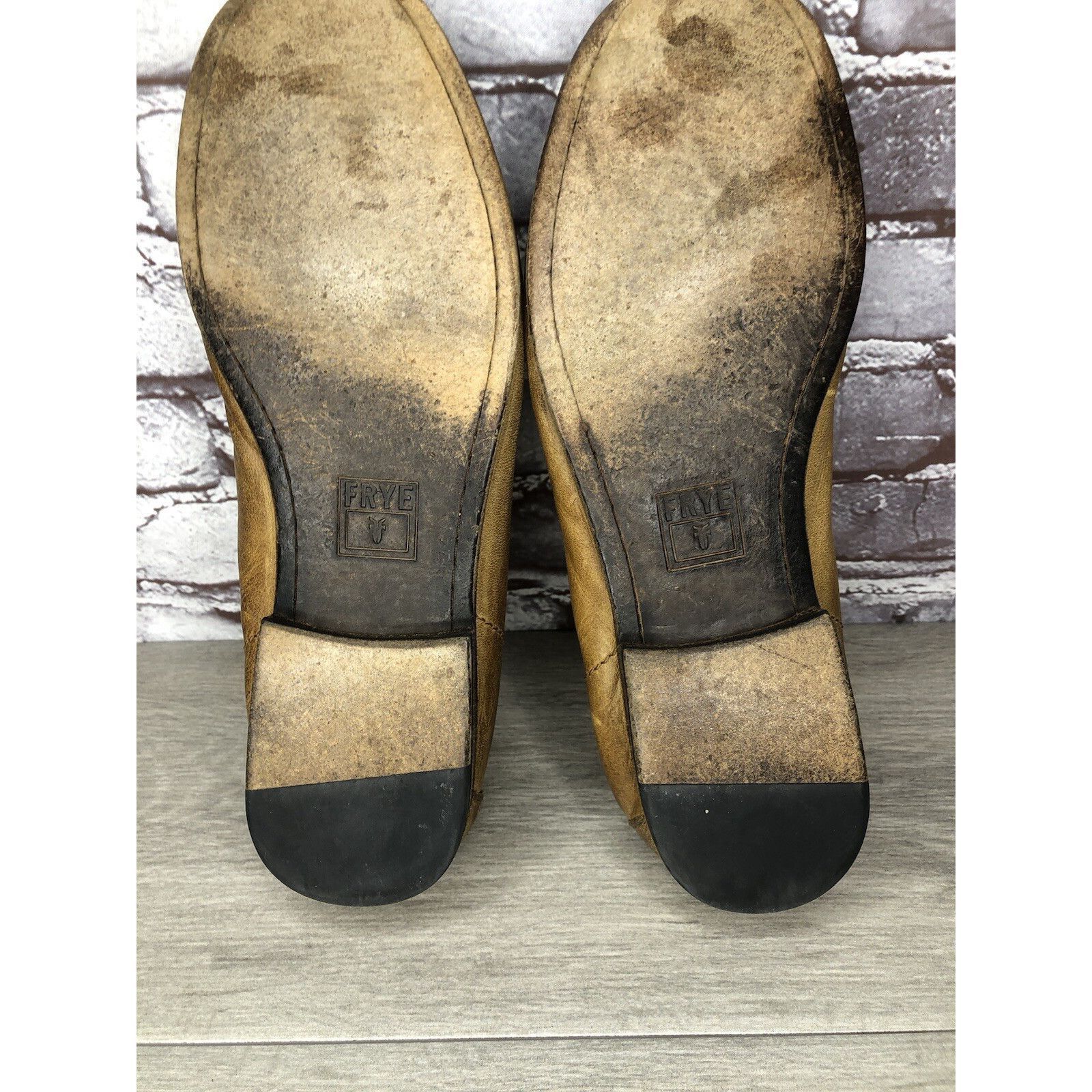 Frye FRYE Loafer Brown Leather Slip On Comfort Moccasin Driver Me Size US 11 / EU 44 - 19 Thumbnail