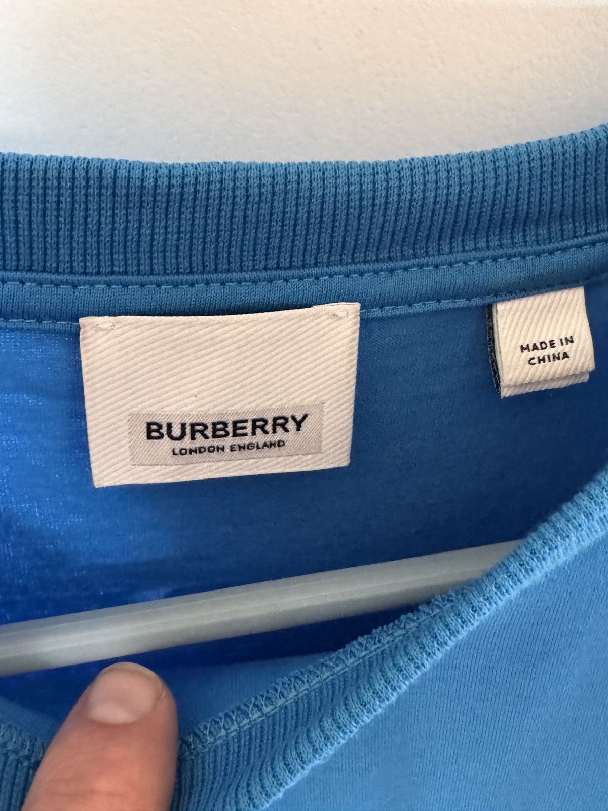 Burberry Burberry Logo Print Cotton Tee Size US M / EU 48-50 / 2 - 2 Thumbnail