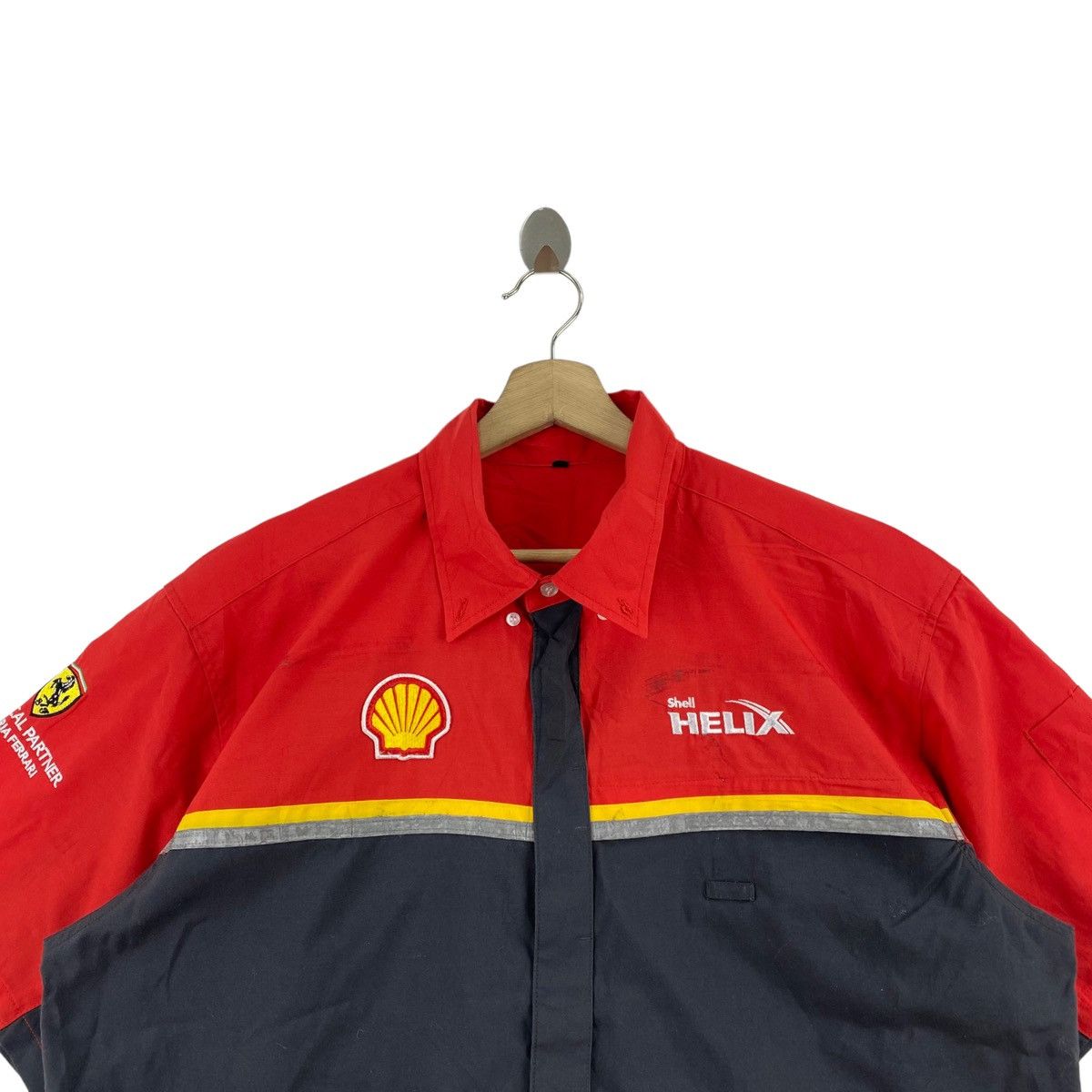 Ferrari SHELL x FERRARI Embroidered Logo Racing Formula One F1 Staff Size US XL / EU 56 / 4 - 2 Thumbnail