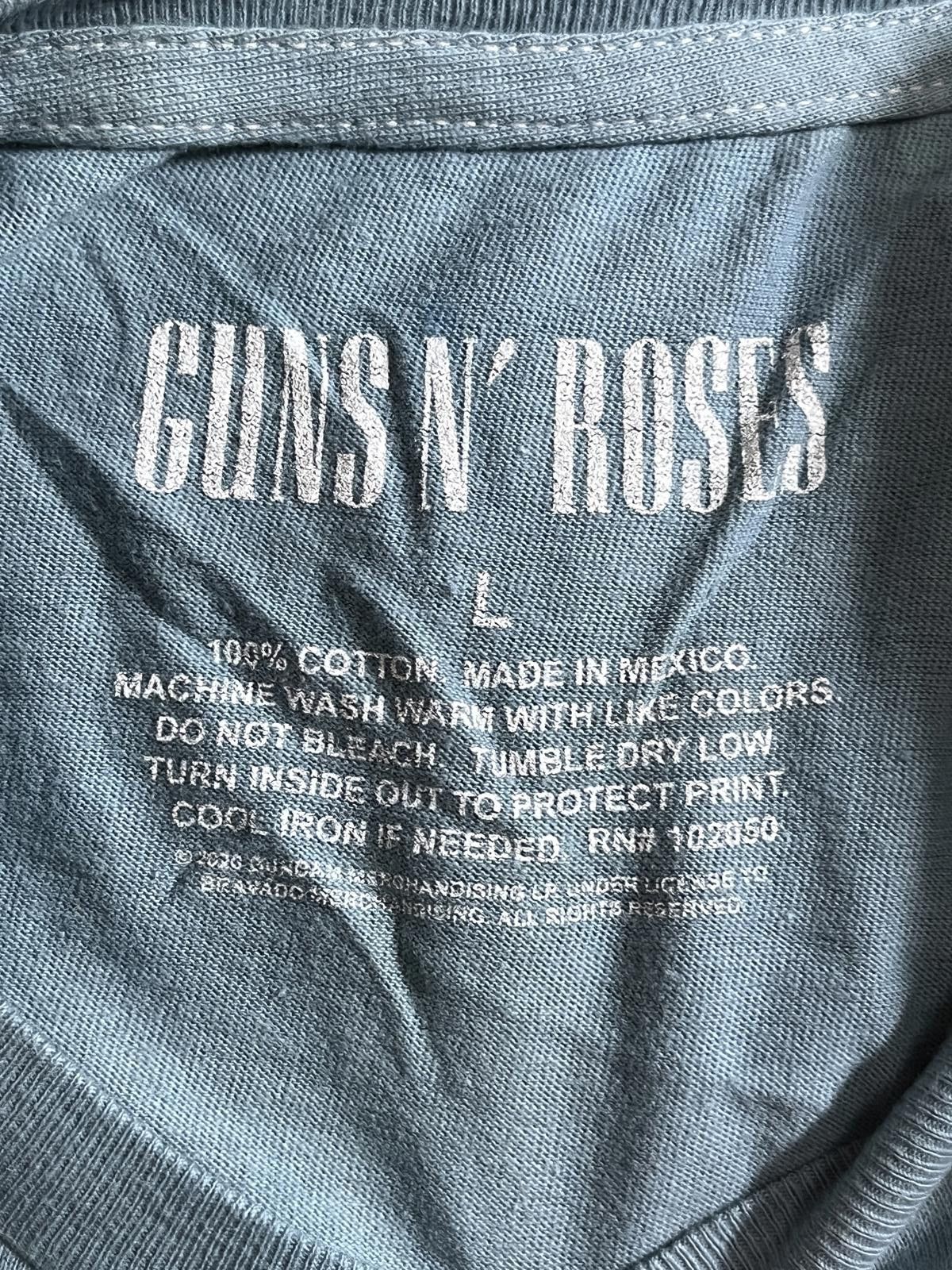 Designer Guns N Roses Dip Dyed T-shirt Top Hat Shirt - L Size US L / EU 52-54 / 3 - 2 Thumbnail