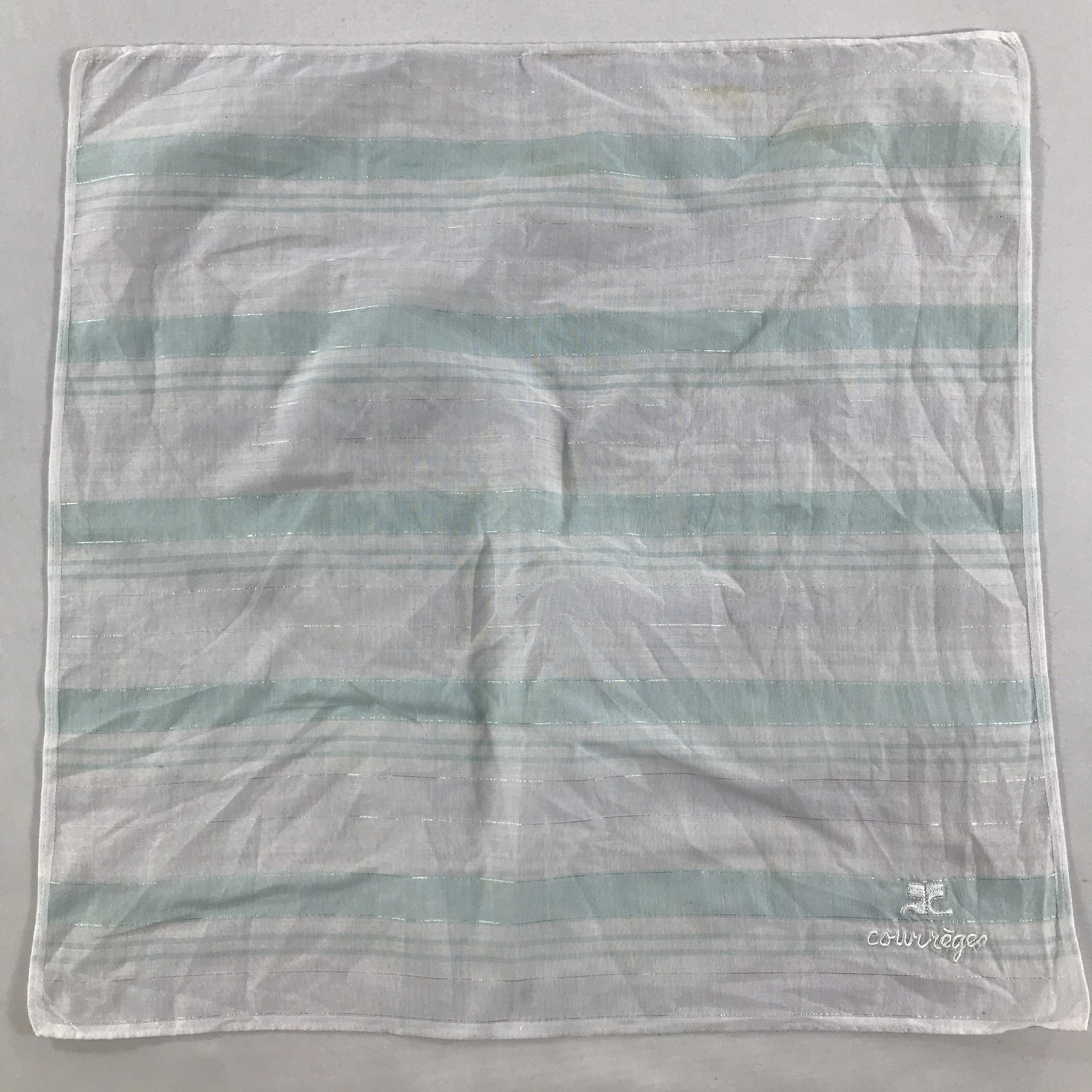 Courreges × Vintage Courreges Bandana / Handkerchief / Neckerchief - S1671 Size ONE SIZE - 1 Thumbnail