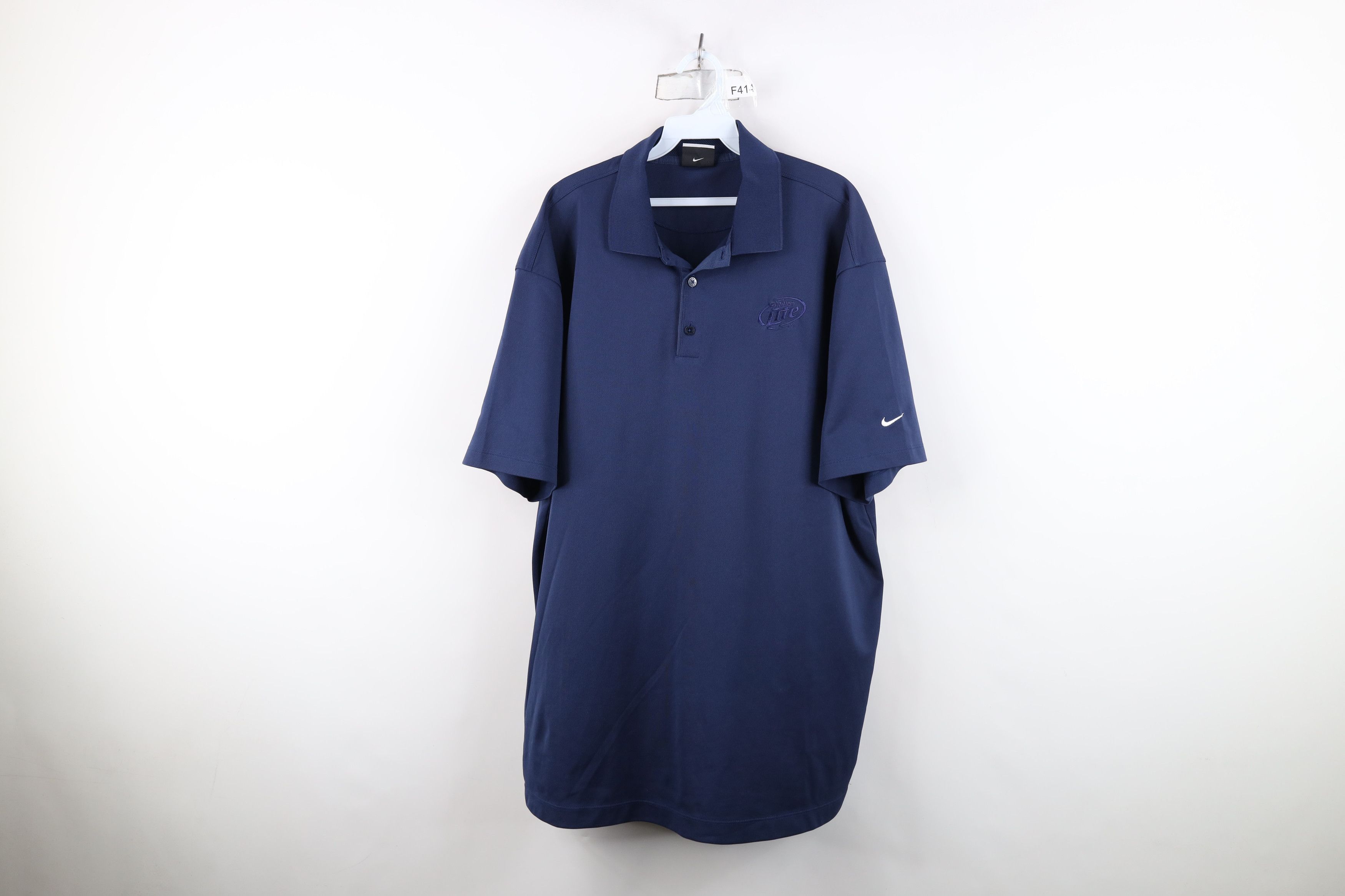 Nike Nike Golf Miller Lite Beer Collared Golfing Polo Shirt Size US XXL / EU 58 / 5 - 1 Thumbnail
