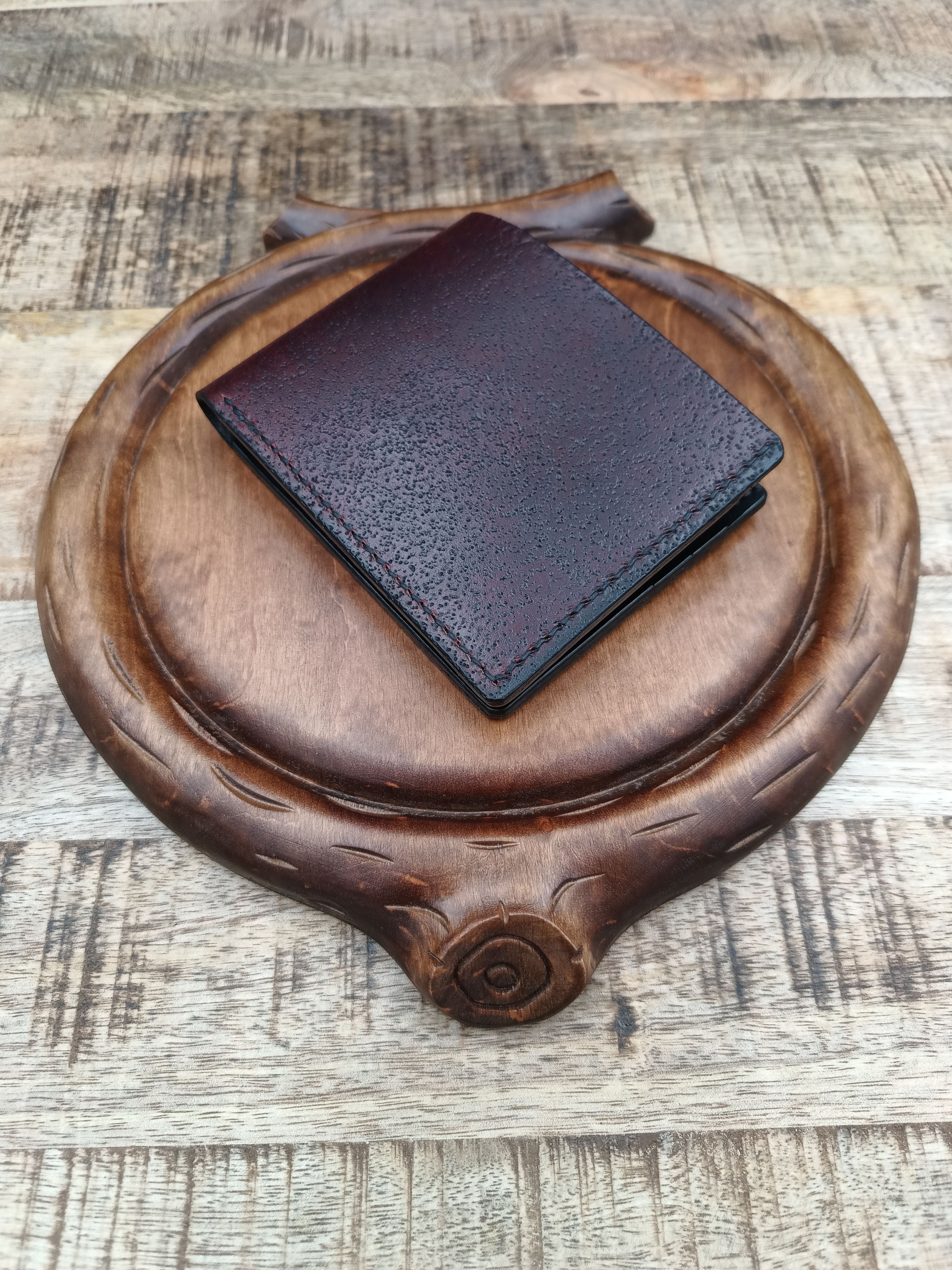 Other Handmade top grain leather wallet cardholder Size ONE SIZE - 1 Thumbnail