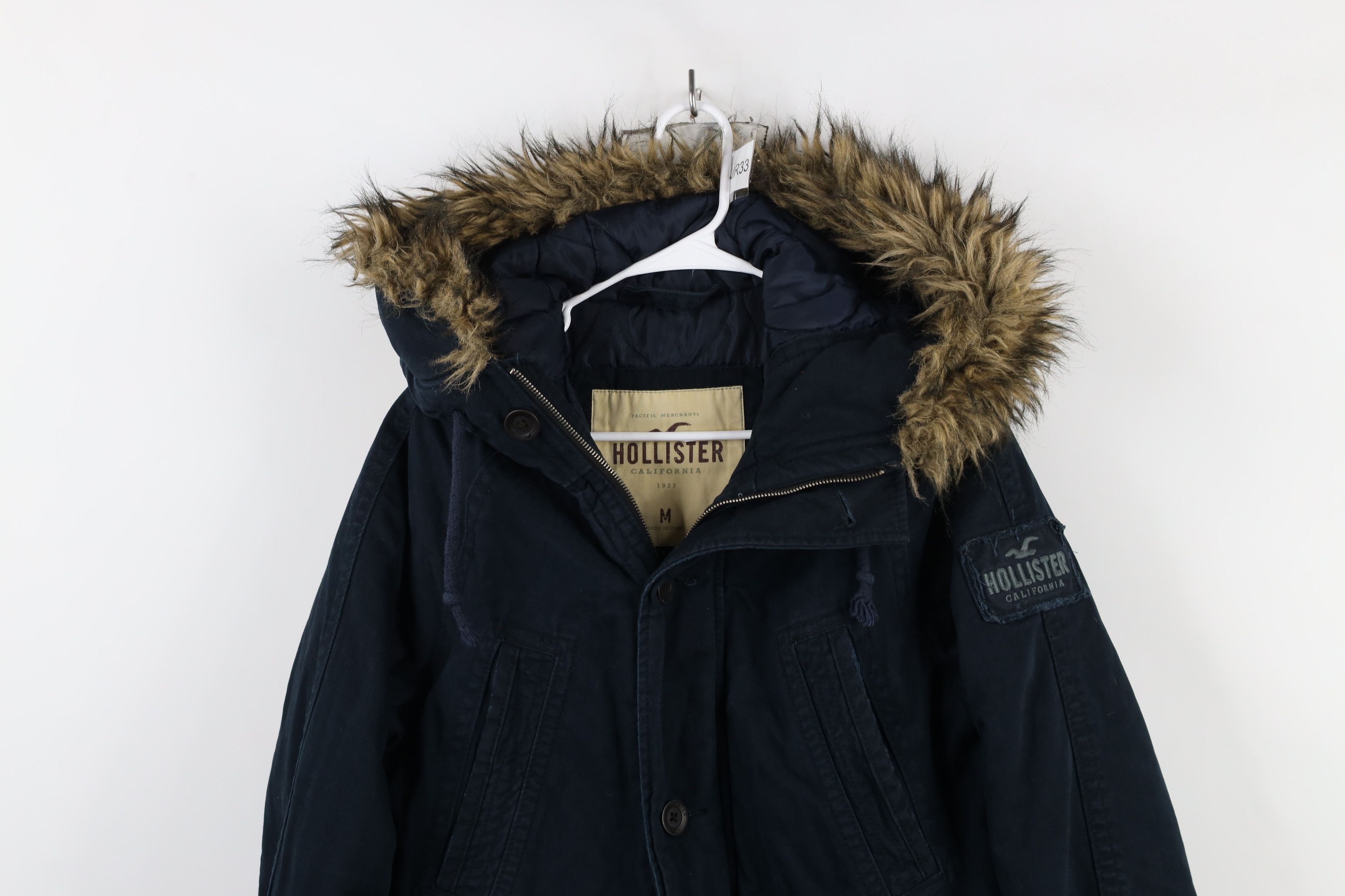 Hollister × Vintage Vintage Y2K Hollister Faux Fur Hooded Parka