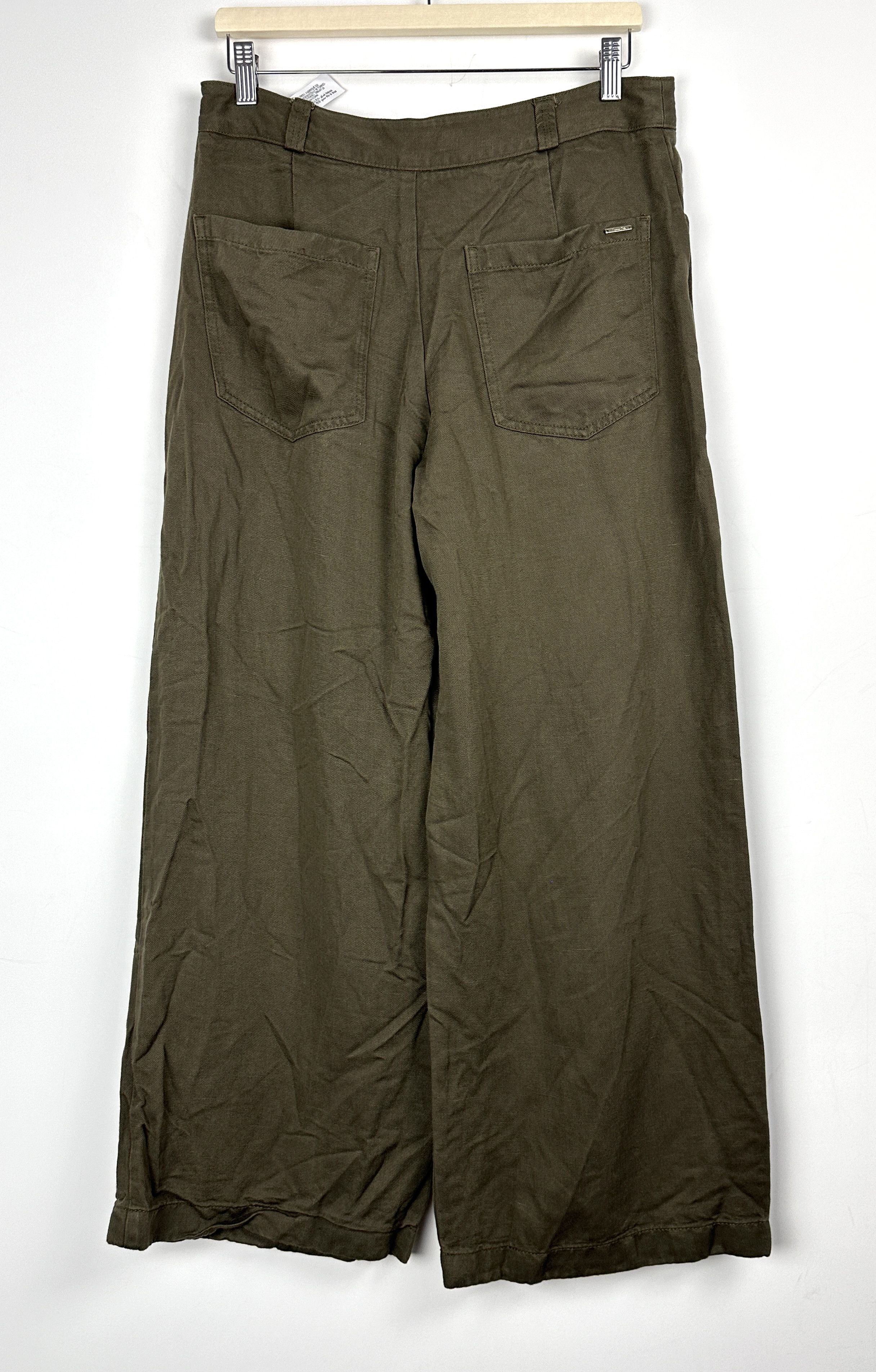 Massimo Dutti Massimo Dutti linen flared wide trousers Size US 32 / EU 48 - 8 Thumbnail