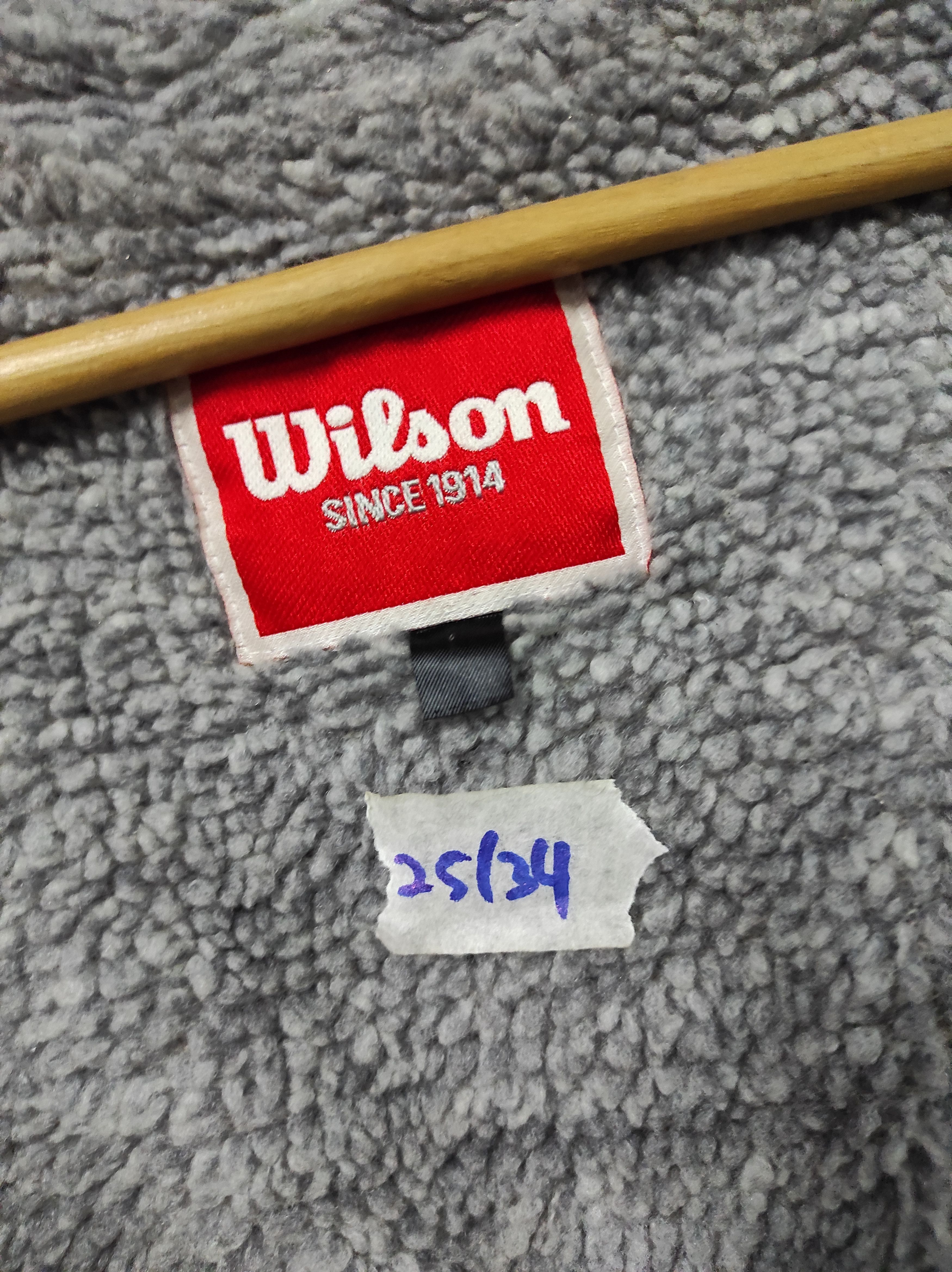 Vintage × Wilson WILSON EMBROIDERY LOGO PARKA JACKET HOODED Size US L / EU 52-54 / 3 - 8 Thumbnail