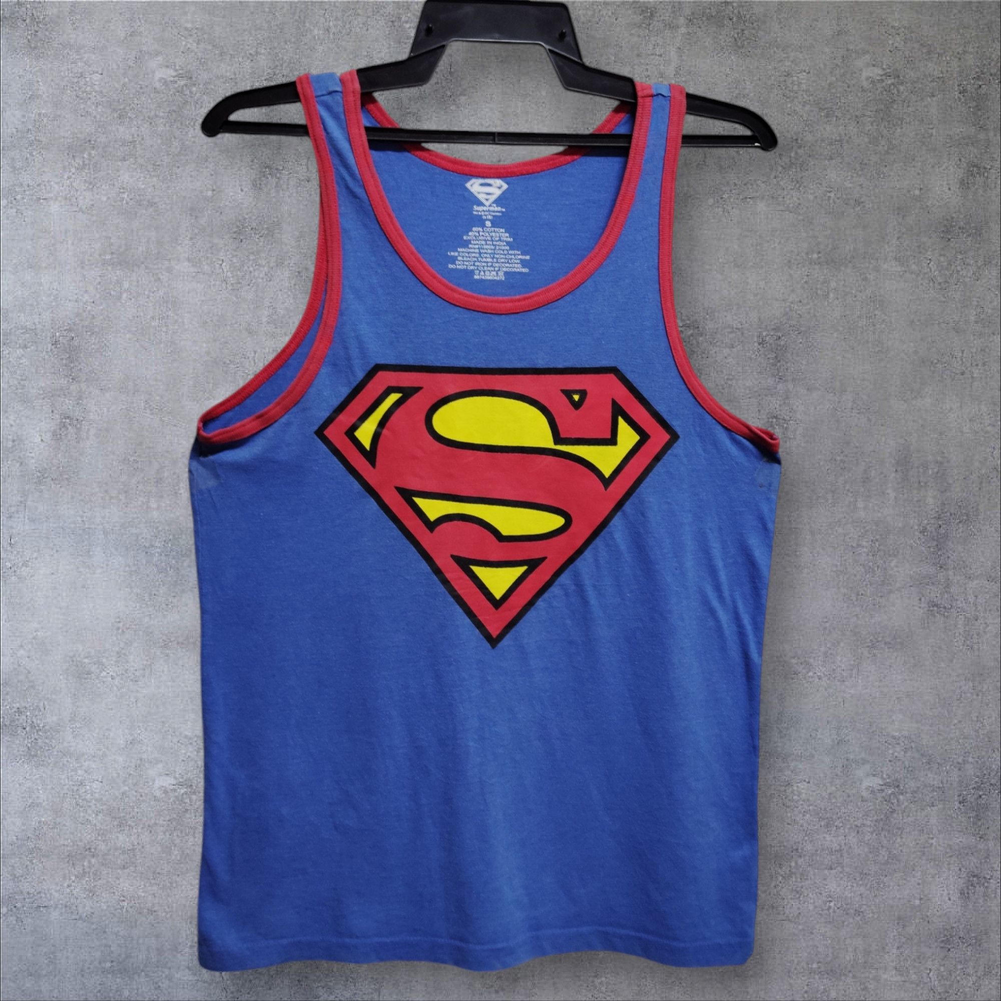 DC Comics SUPERMAN MEN TANK TOP Size US S / EU 44-46 / 1 - 2 Thumbnail