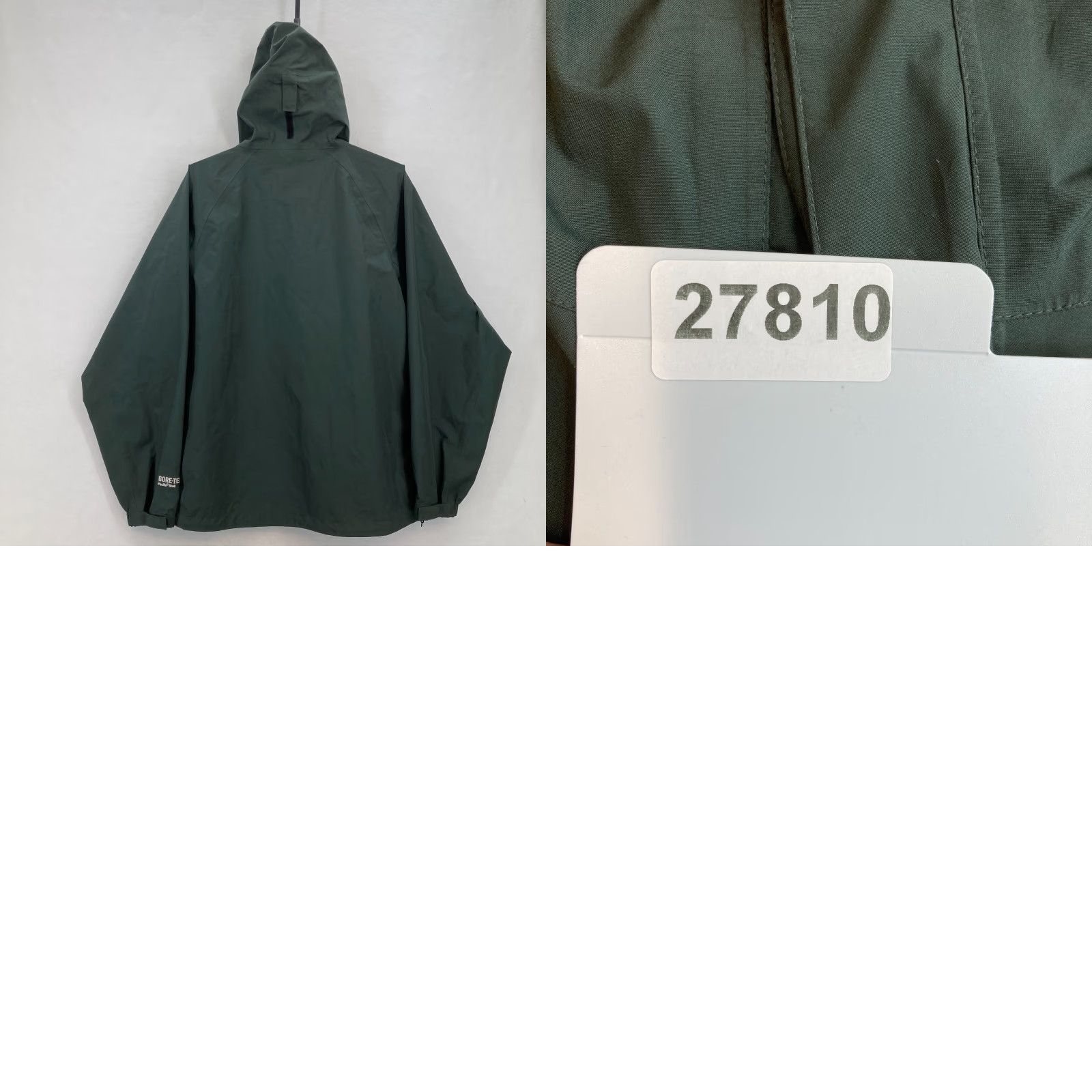 Bass Pro Shops VINTAGE Bass Pro Shops Gore Tex Jacket Mens Medium Green Water Resistant Full Zip Hooded Jacket Size US M / EU 48-50 / 2 - 11 Thumbnail