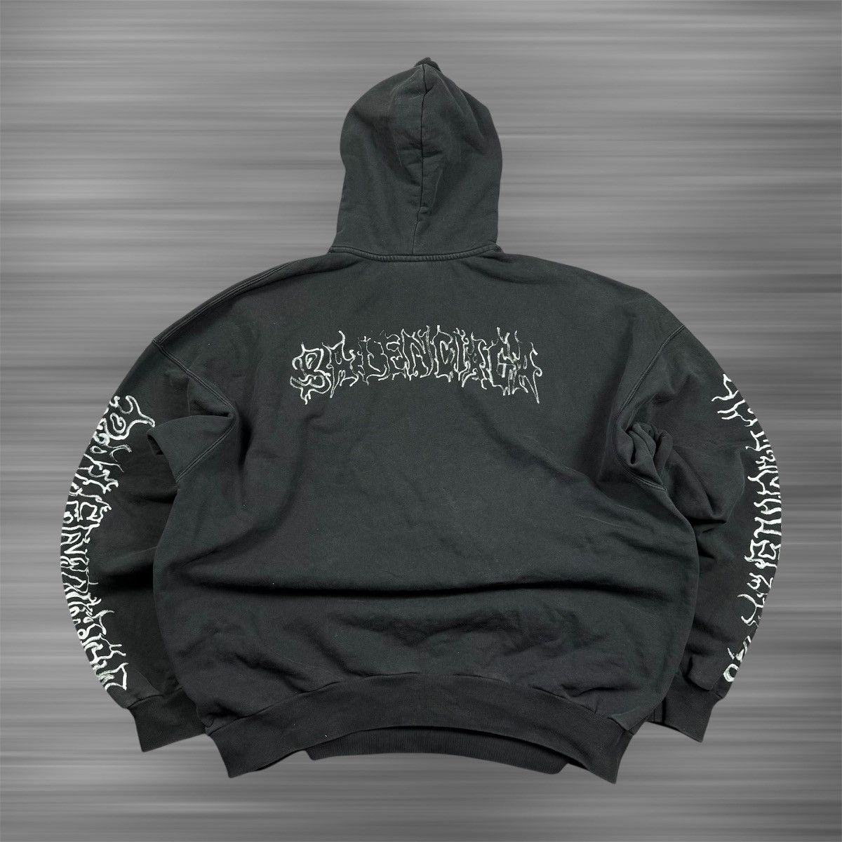 Balenciaga Balenciaga DIY Metal Outline ‘Black’ Hoodie Size US L / EU 52-54 / 3 - 3 Thumbnail