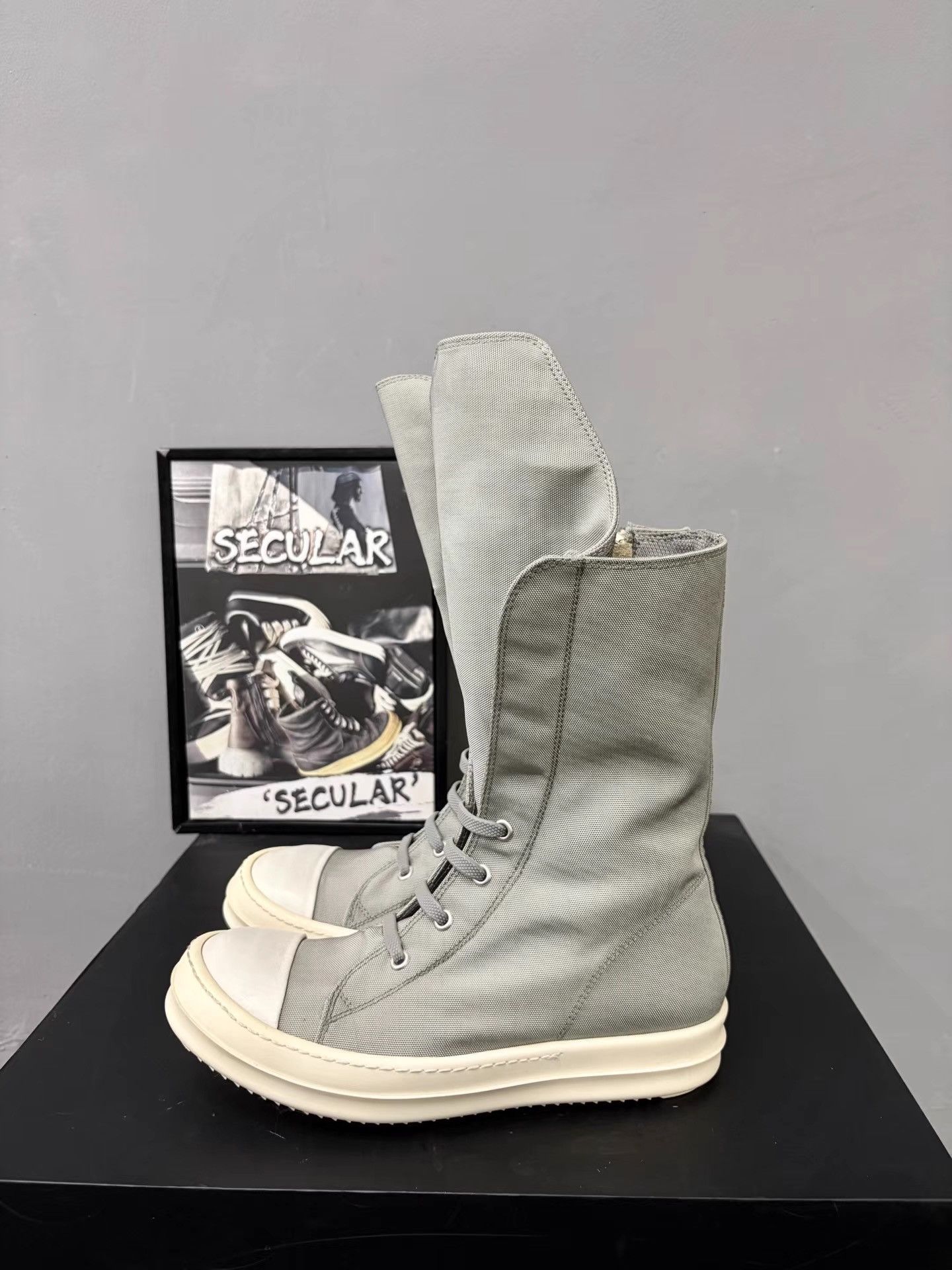 Rick Owens Rick Owens High-top Ankle Boots K34 Size US 6 / IT 36 - 2 Thumbnail