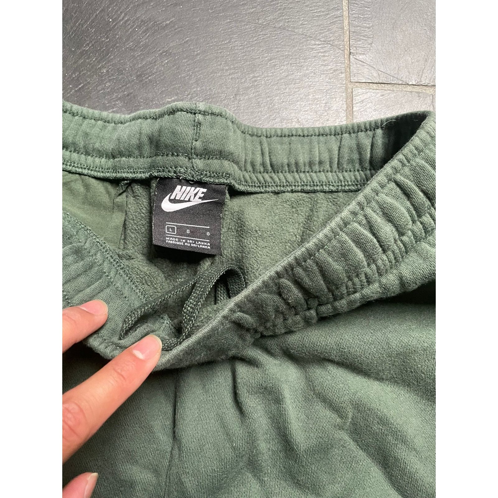 Nike Nike Dark Green Fleece Sweatpants Size Large Size US 33 - 2 Thumbnail