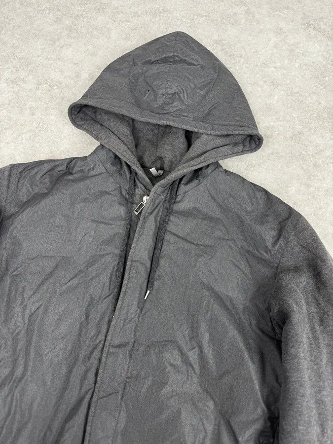 Dior 2010s Dior Grey Hybrid Hooded Bomber Jacket by Kris Van Assche Size US M / EU 48-50 / 2 - 5 Thumbnail