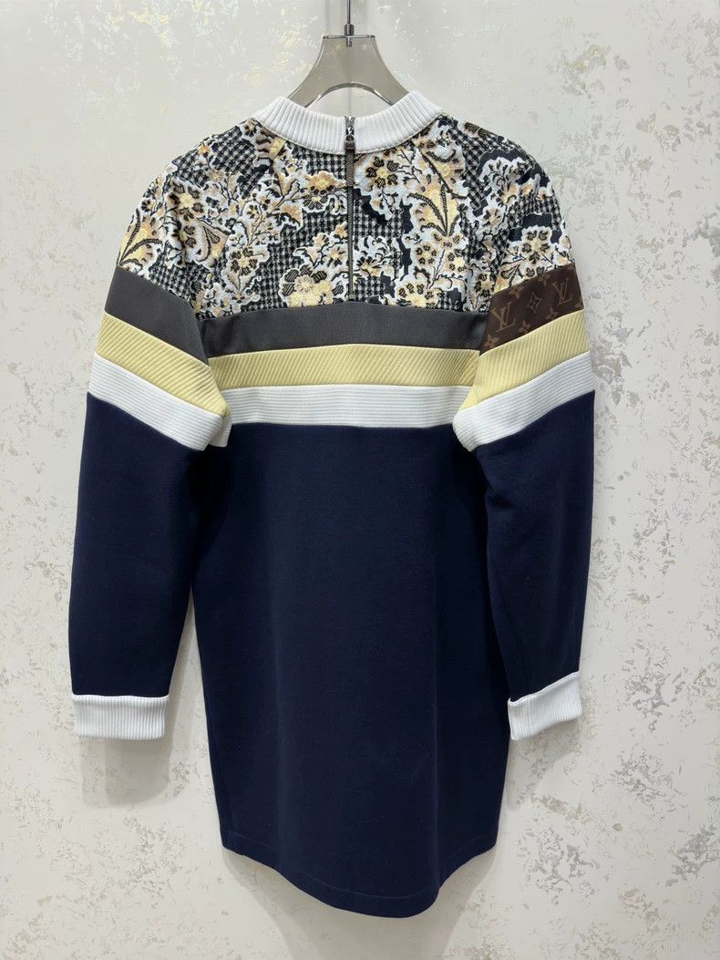 Louis Vuitton Louis Vuitton Color-block logo sweater dress Size M / US 6-8 / IT 42-44 - 2 Thumbnail