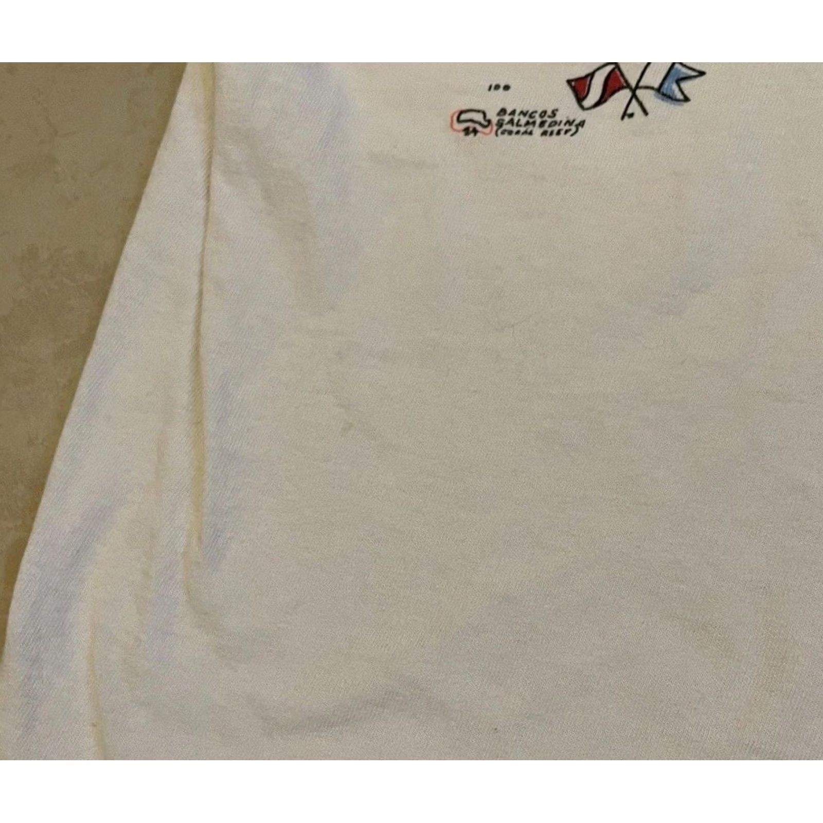 Vintage VINTAGE Honduras Islands Shirt S Mens White Boxy 90s Surf Beach Grunge Faded Ocean Pacific TF Hawaii Ocean Size US S / EU 44-46 / 1 - 6 Thumbnail