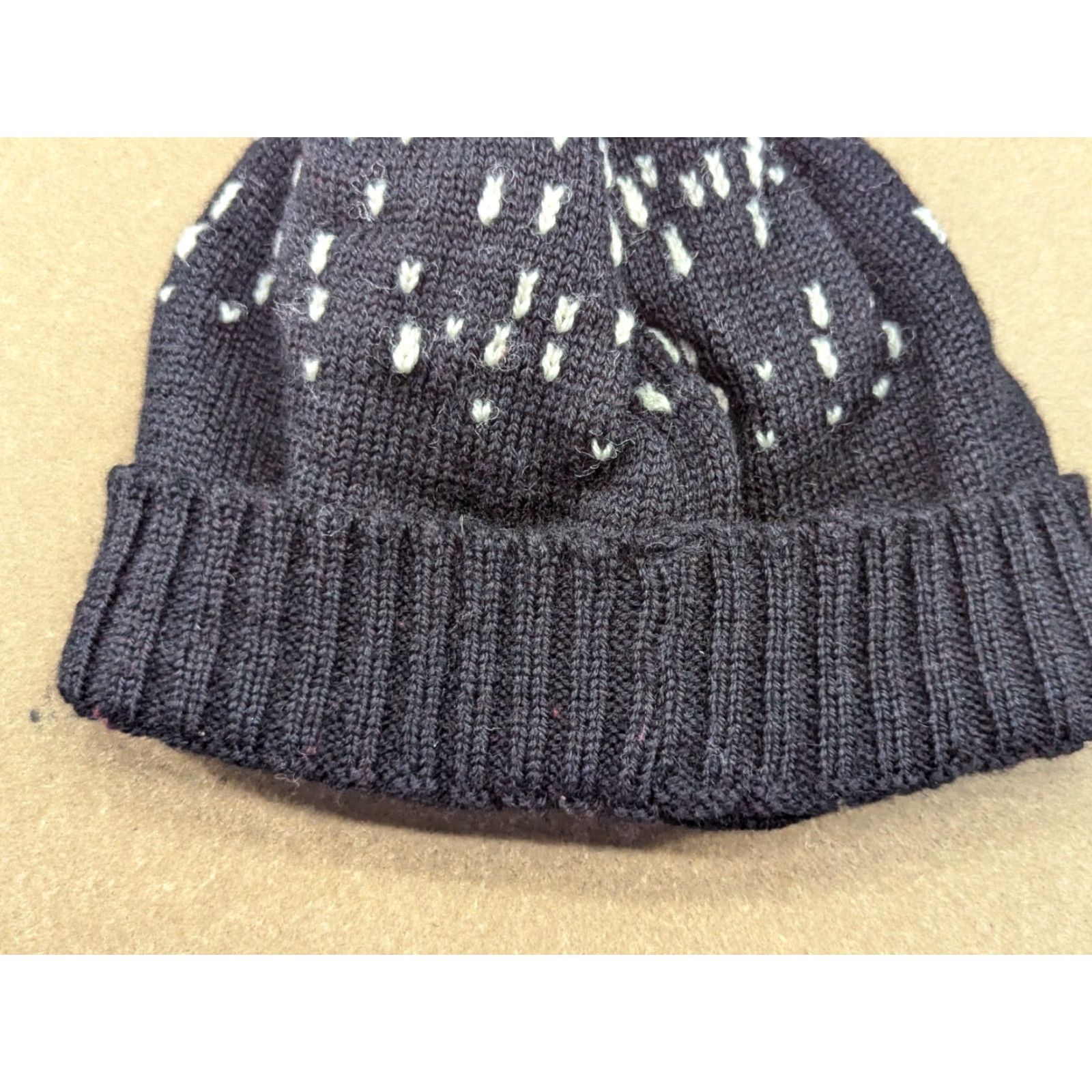 Dale Of Norway Dale of Norway X Henrik Vibskov Wool Beanie Hat Womens One Size Cuffed Black Size ONE SIZE - 7 Thumbnail