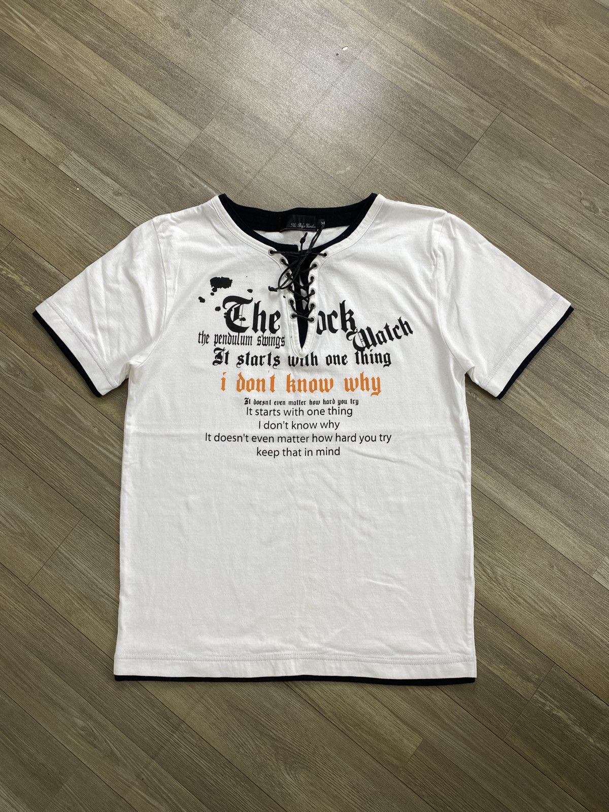 If Six Was Nine 2000s The Boys Garden Poem Punk Seditionaries Lgb Laces Tee Size US S / EU 44-46 / 1 - 1 Thumbnail