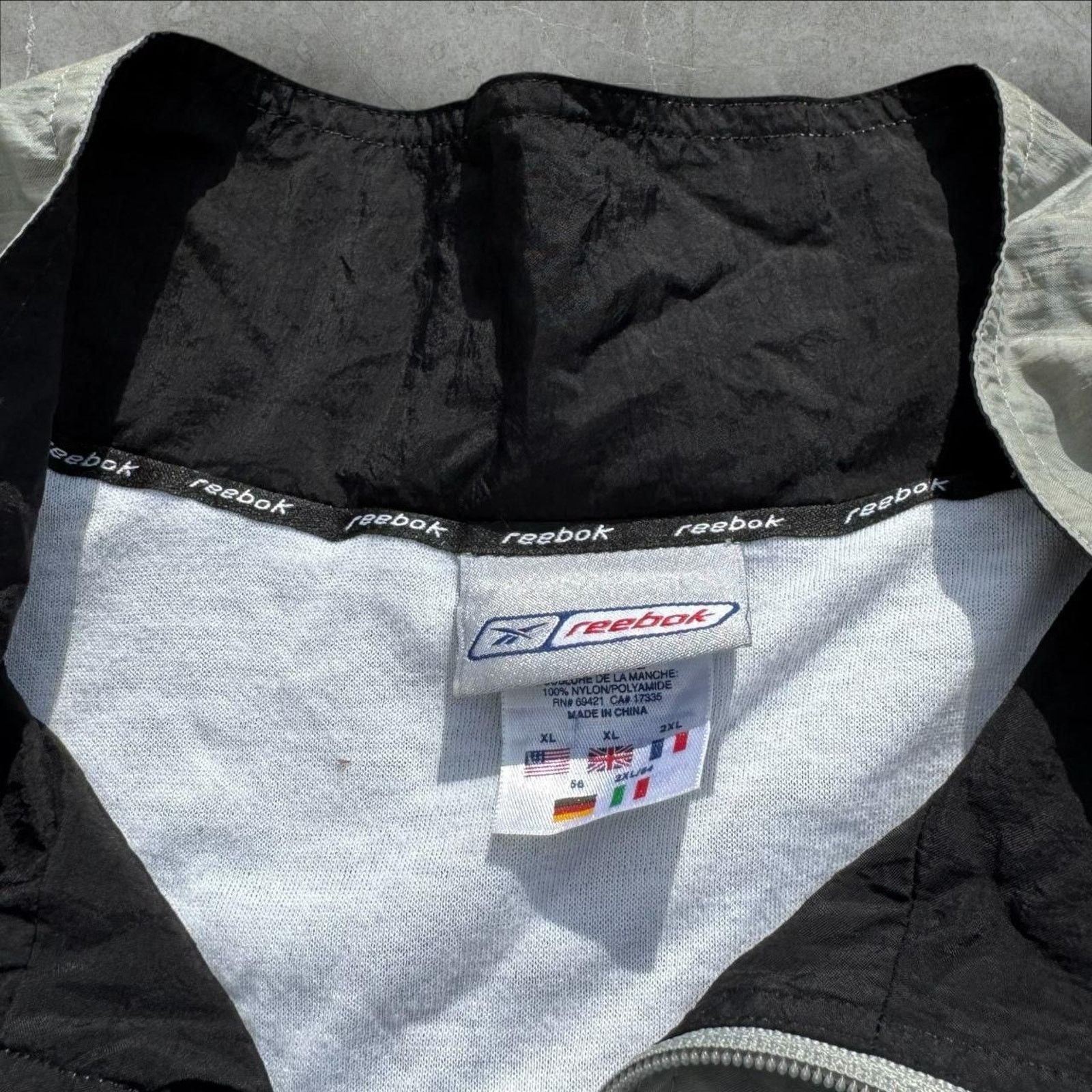 Reebok Vintage Reebok Lined Nylon Windbreaker Size US XL / EU 56 / 4 - 3 Thumbnail