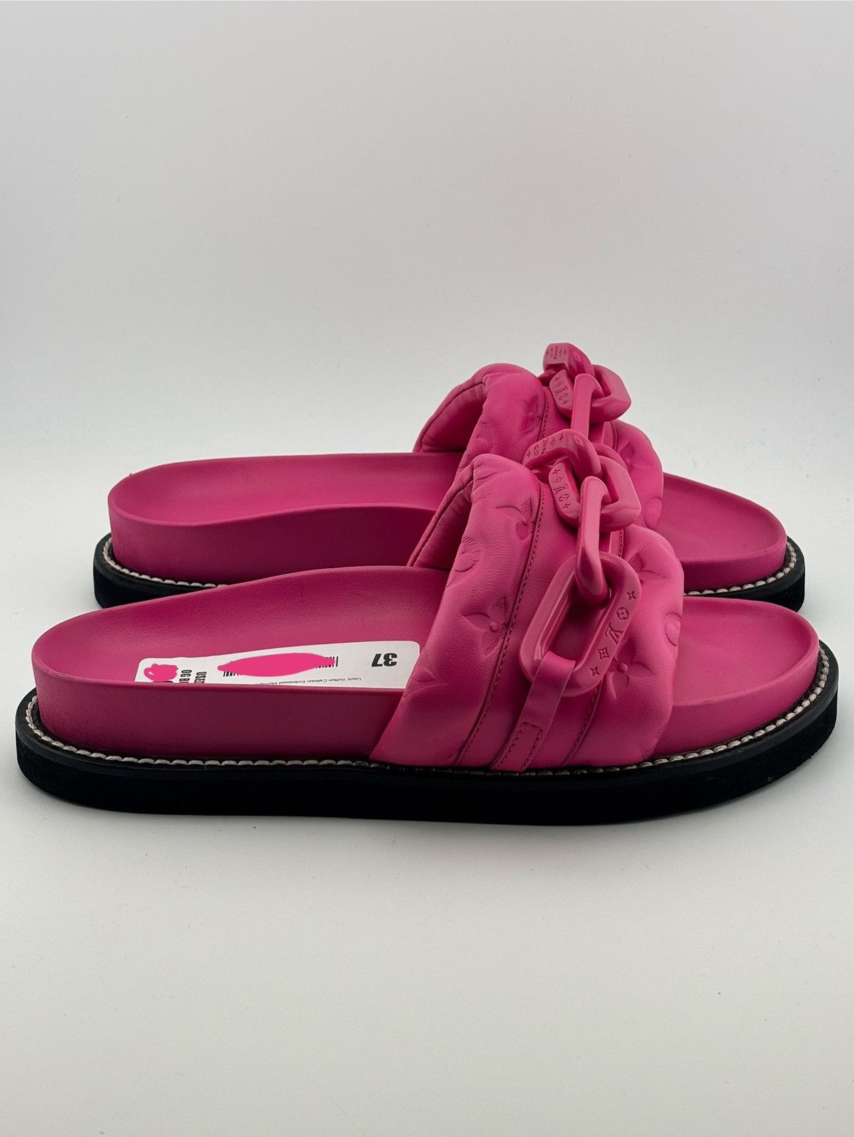 Louis Vuitton LOUIS VUITTON CALFSKIN EMBOSSED MONOGRAM SUNSET FLAT COMFORT Size US 6 / IT 36 - 1 Thumbnail