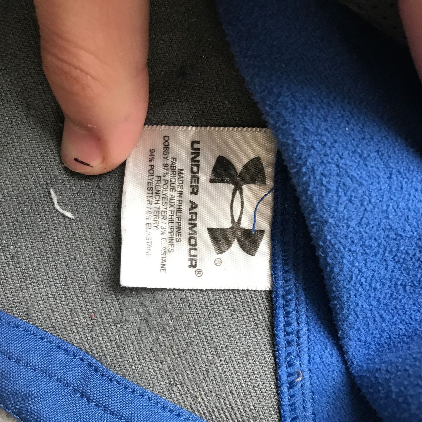 Under Armour Under Armour Coldgear Jacket Mens XL Long Sleeve Blue Gray Size US XL / EU 56 / 4 - 9 Thumbnail
