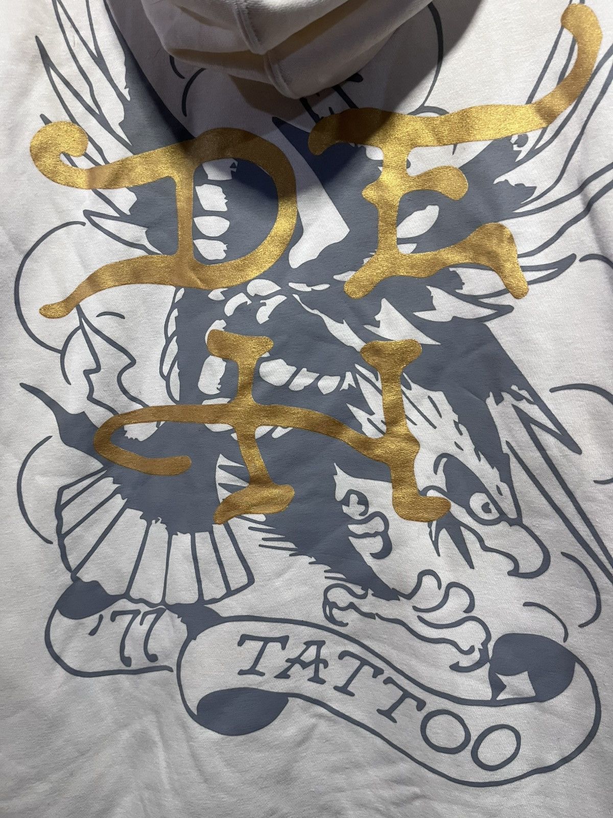 Ed Hardy Ed hardy damaged hoodie Size US XL / EU 56 / 4 - 10 Thumbnail