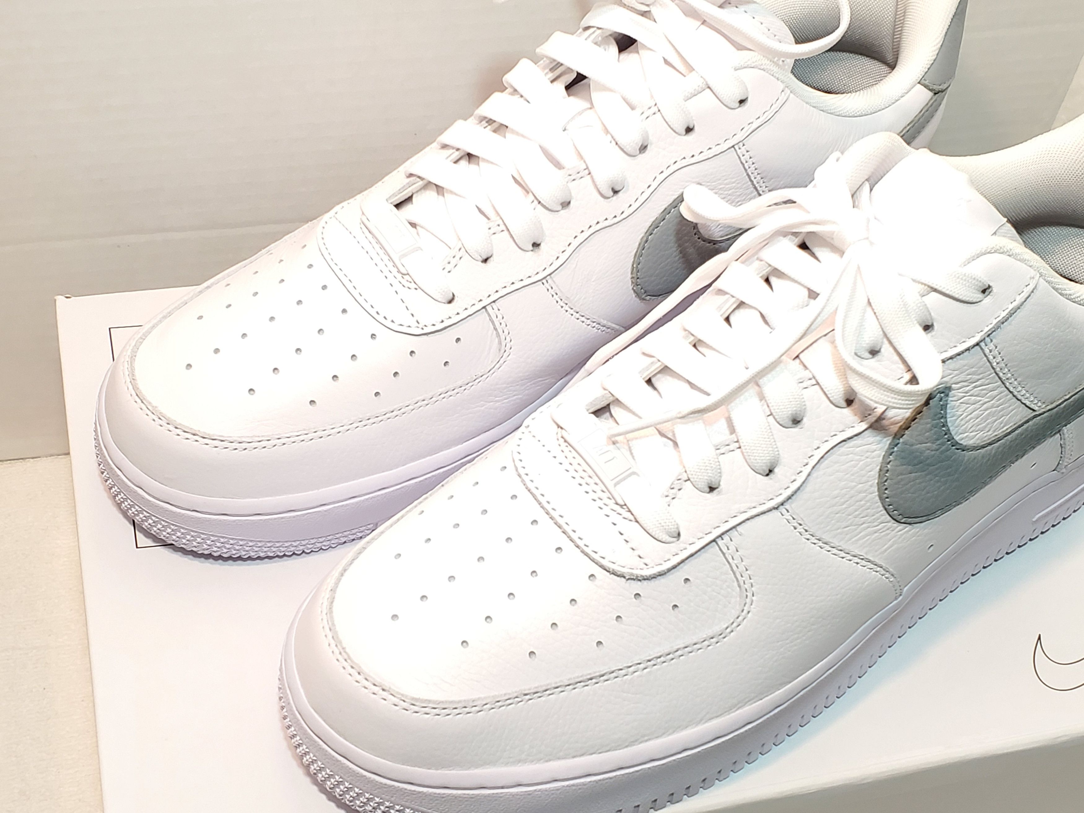 Nike Nike Air Force 1 Low White Wolf Grey Size 13 HF0659-900 NEW Size US 13 / EU 46 - 4 Thumbnail