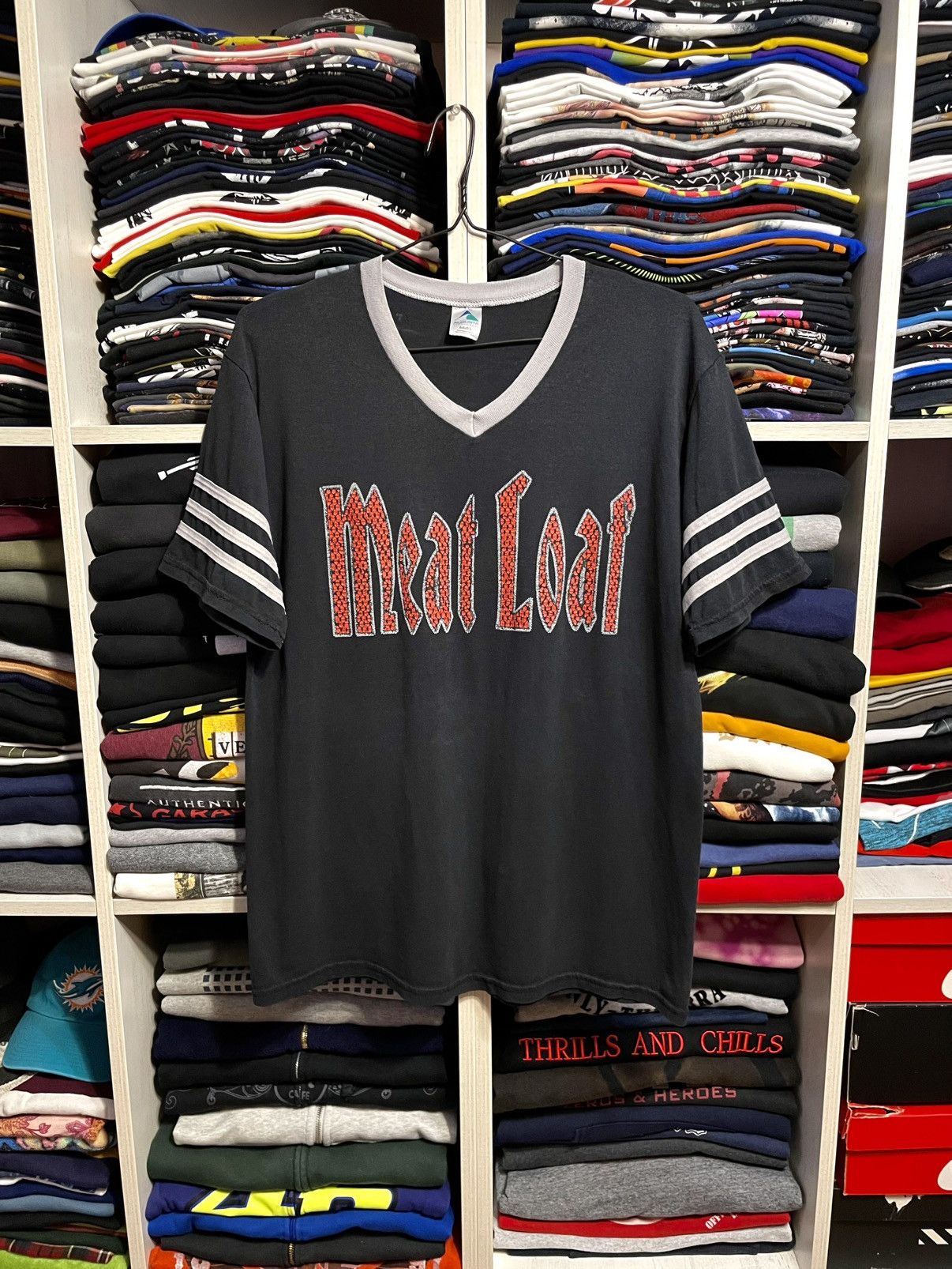 Band Tees Vintage 00s Meat Loaf 07 Rock Band T-Shirt Jersey Faded Size US L / EU 52-54 / 3 - 1 Thumbnail