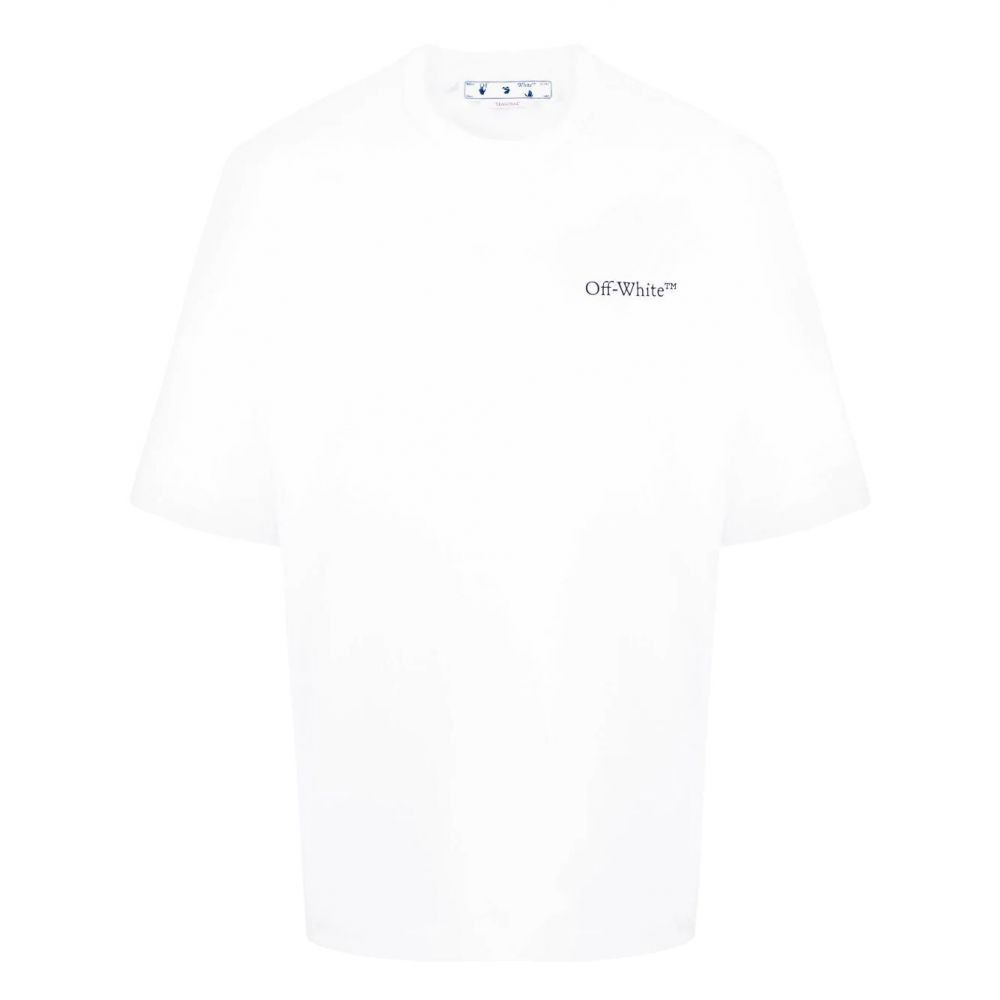 Off-White o1gr1nt1124 Caravag Crownin Skate S/S T-Shirt in White Size US XXS / EU 40 - 1 Thumbnail
