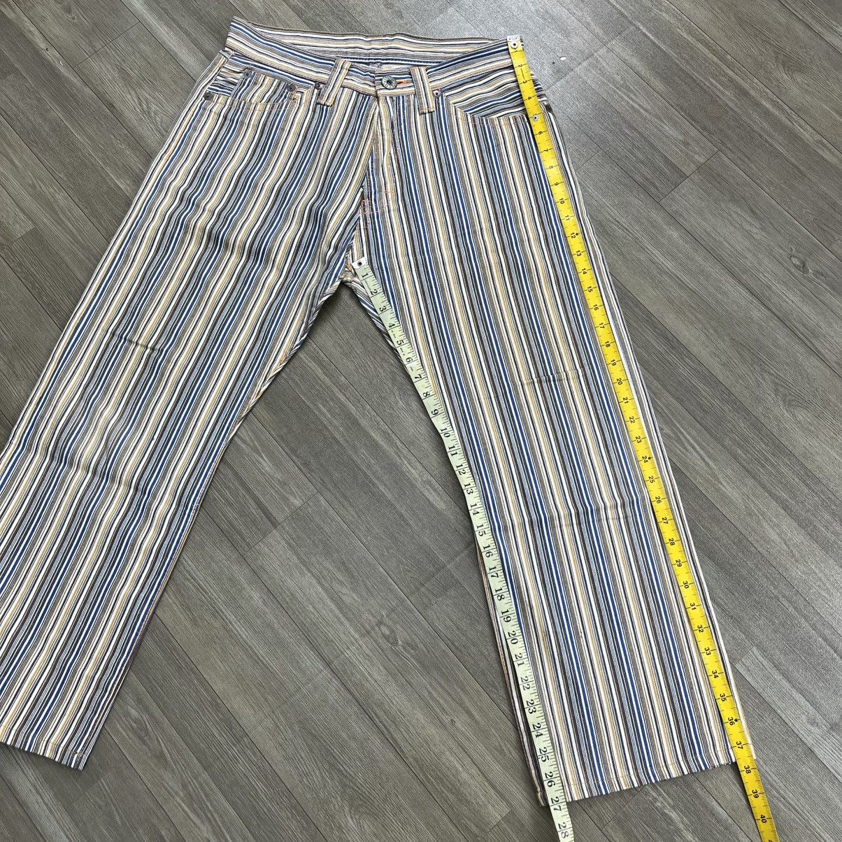 Japanese Brand 2000s Japanese Cocolulu Printed Striped Pants Size US 30 / EU 46 - 20 Thumbnail