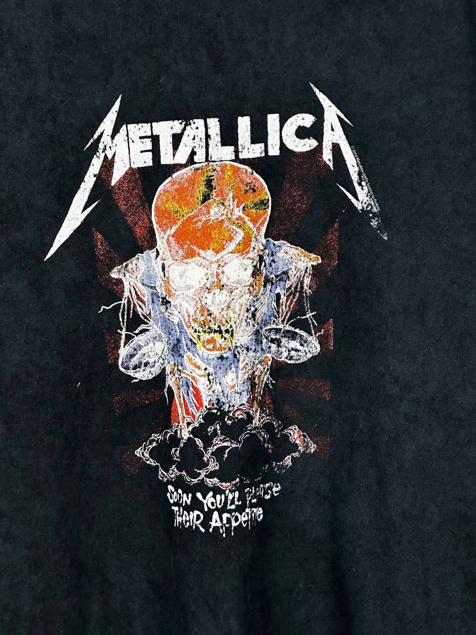 Band Tees Streetwear Metallica Metal Rock Band Faded T Shirt Size US XL / EU 56 / 4 - 4 Thumbnail