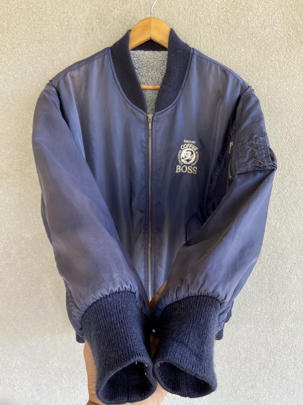 Japanese Brand Vtg 90s Suntory Coffee Boss MA-1 bomber jacket Size US M / EU 48-50 / 2 - 4 Thumbnail