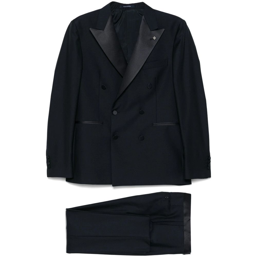 Tagliatore Tagliatore BLUE Suits - Double Breasted Suits Size US XXL / EU 58 / 5 - 1 Thumbnail