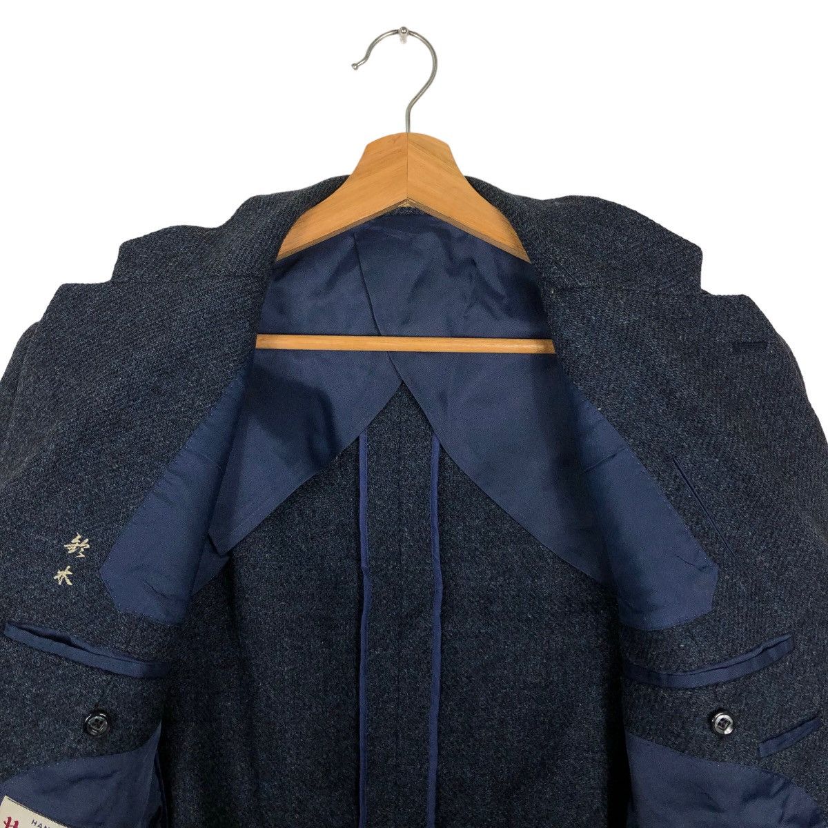 Harris Tweed 🔥Vintage Harris Tweed Harringbone Wool Jacket Double Breast Size US M / EU 48-50 / 2 - 11 Thumbnail