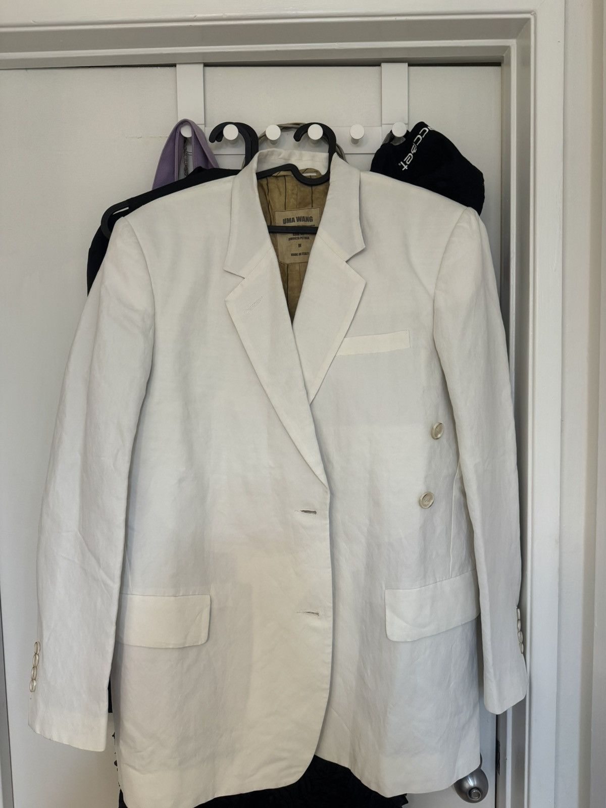 Uma Wang Uma Wang SS2024 KAVA Jacket Off White Paper Fibre Italy M Size M / US 6-8 / IT 42-44 - 1 Thumbnail