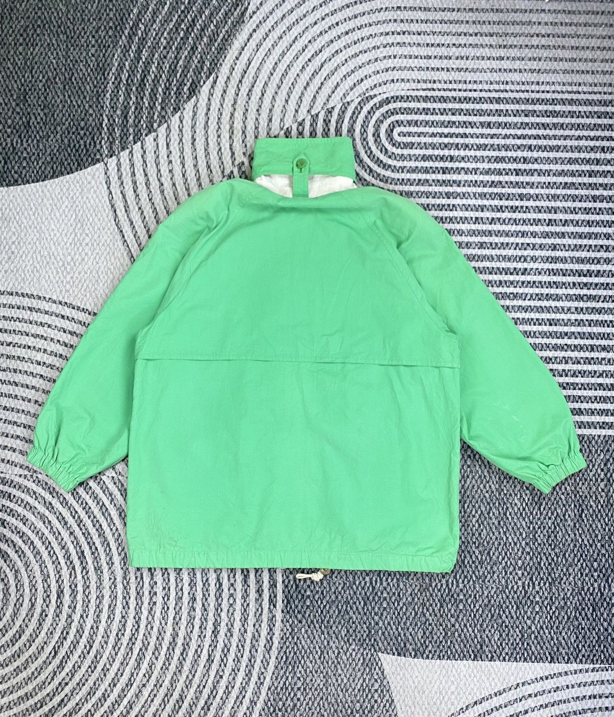Burberry Vintage 80s Burberry Fog Green Zipper Jacket Size US L / EU 52-54 / 3 - 2 Thumbnail