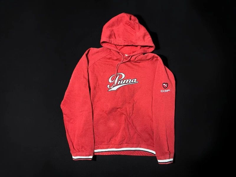 Puma × Vintage Red Vintage 00s Hoodie Puma - Size M Size US M / EU 48-50 / 2 - 1 Thumbnail