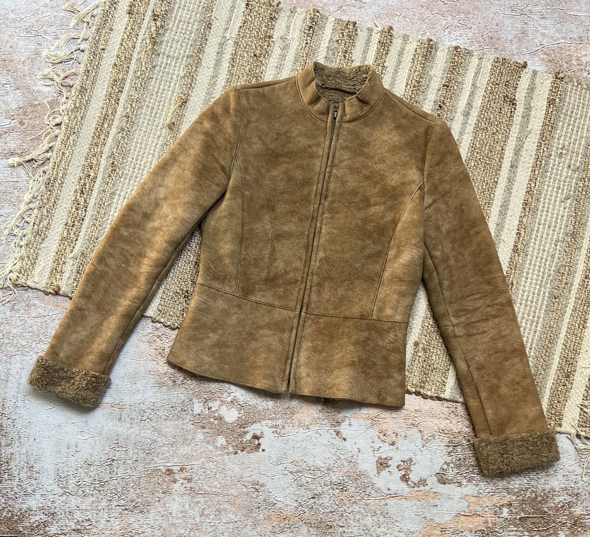 image of Vintage Warm Jacket in Brown, Women's (Size Small)