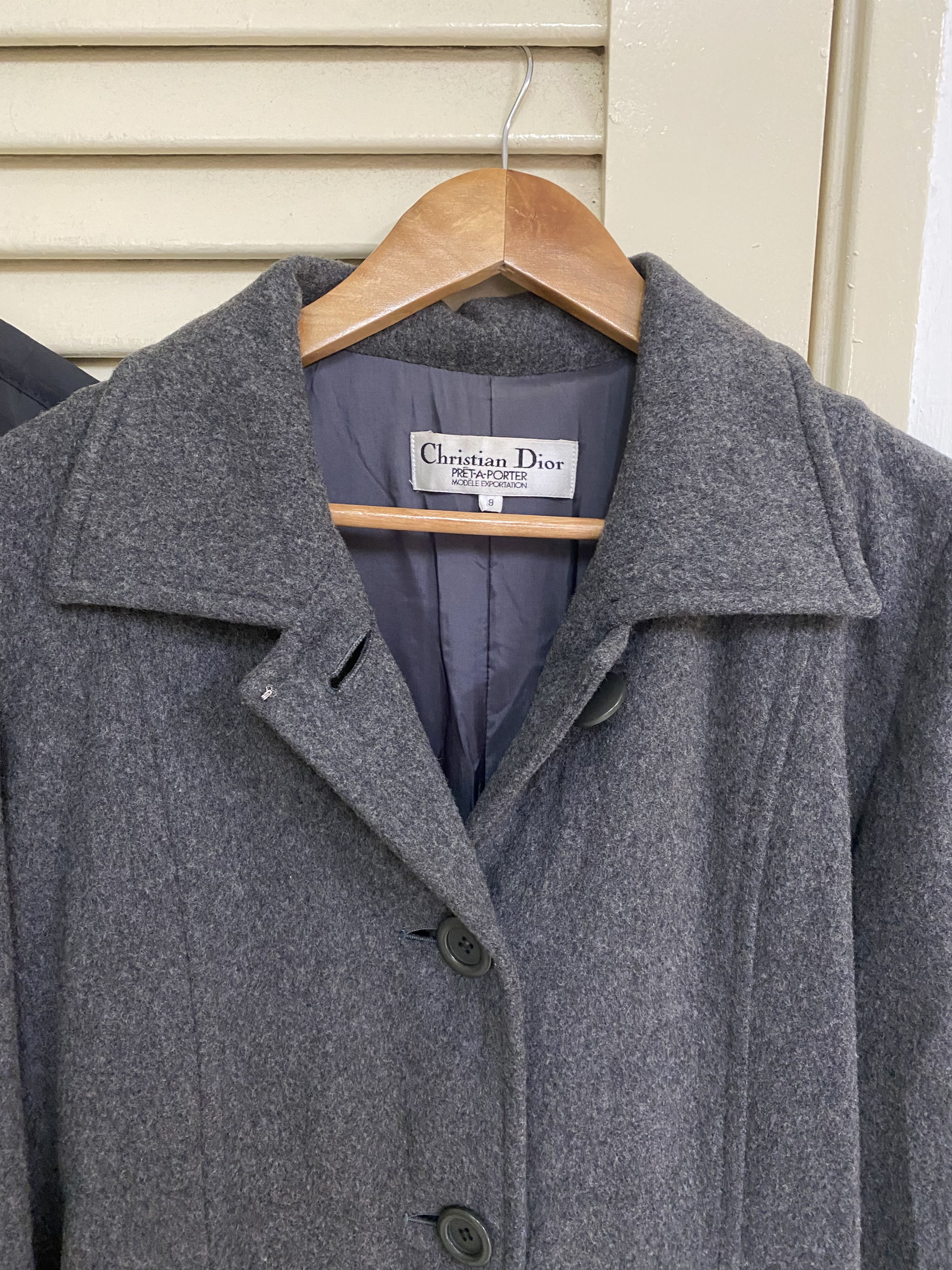 Dior FW Christian Dior Wool Trench Jacket Size US M / EU 48-50 / 2 - 3 Thumbnail